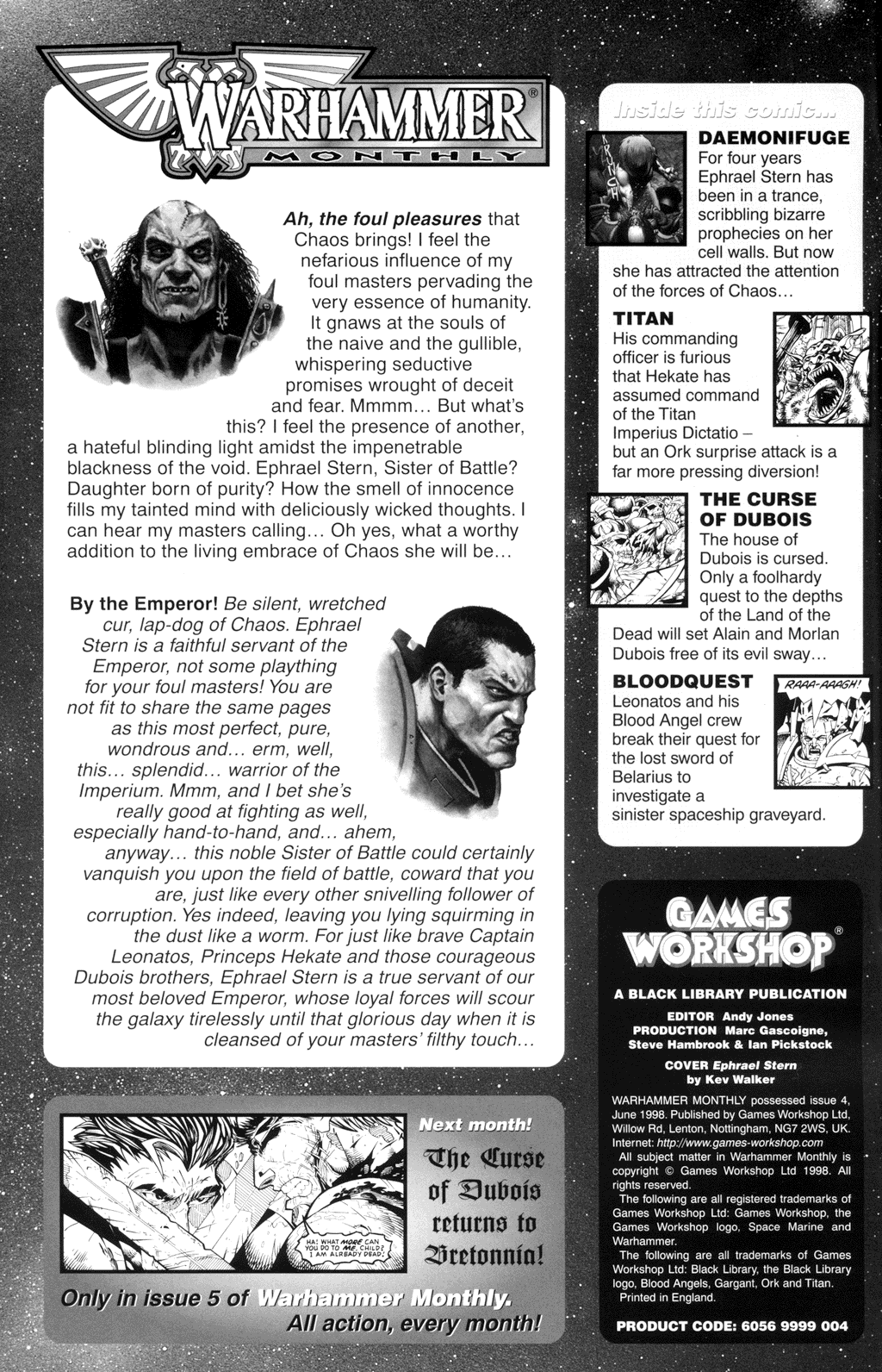 Read online Warhammer Monthly comic -  Issue #4 - 2