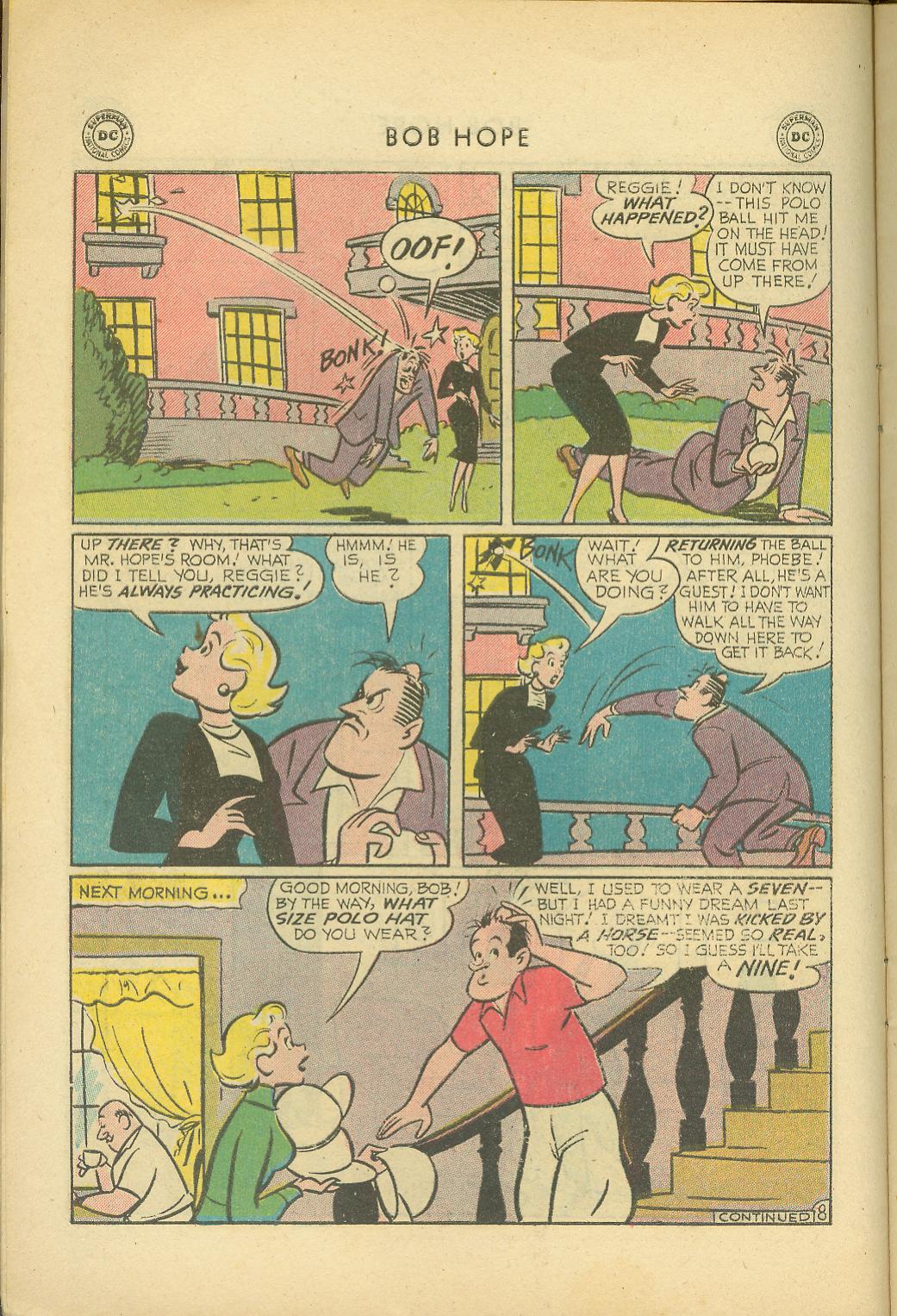 Read online The Adventures of Bob Hope comic -  Issue #39 - 10