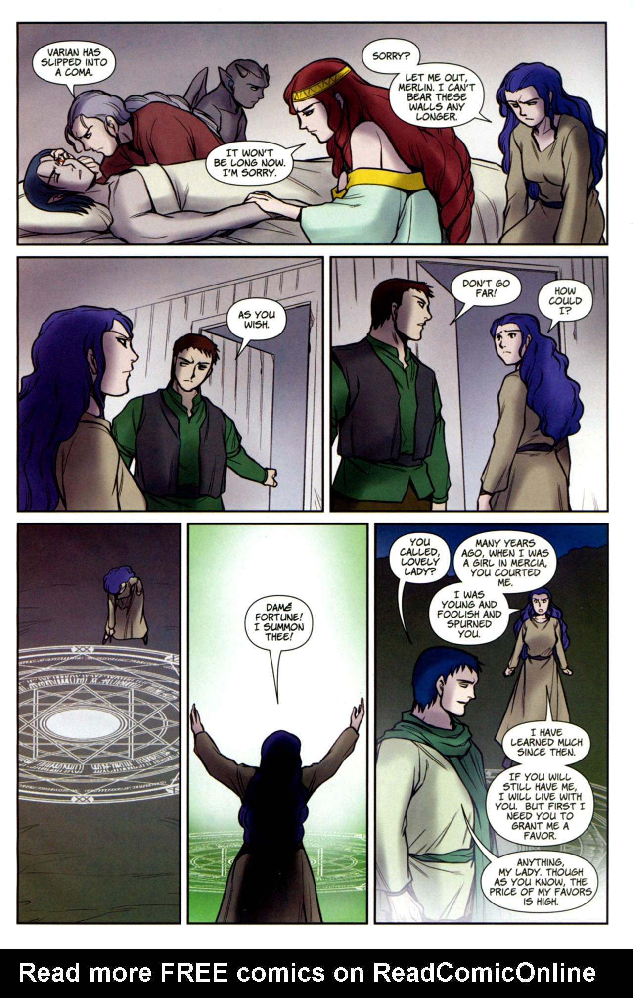 Read online Lords of Avalon: Knight of Darkness comic -  Issue #5 - 23