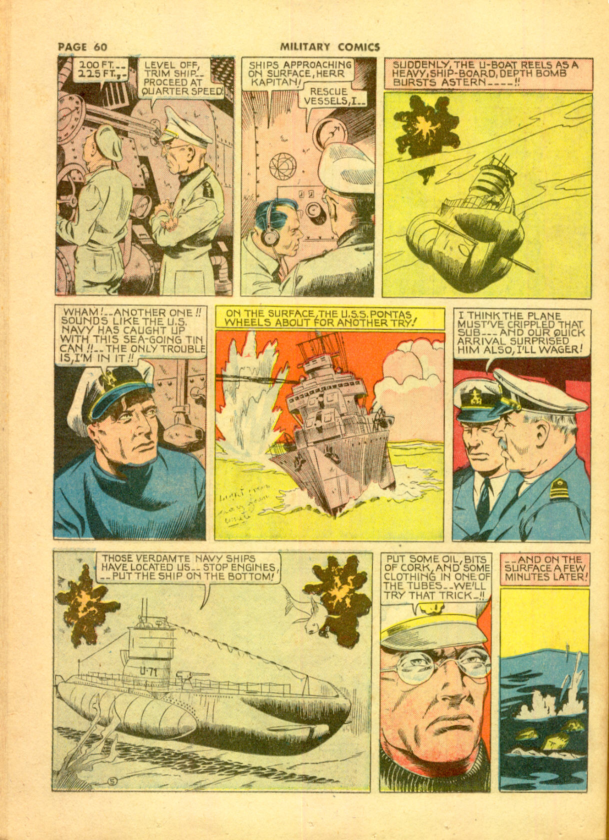 Read online Military Comics comic -  Issue #11 - 62