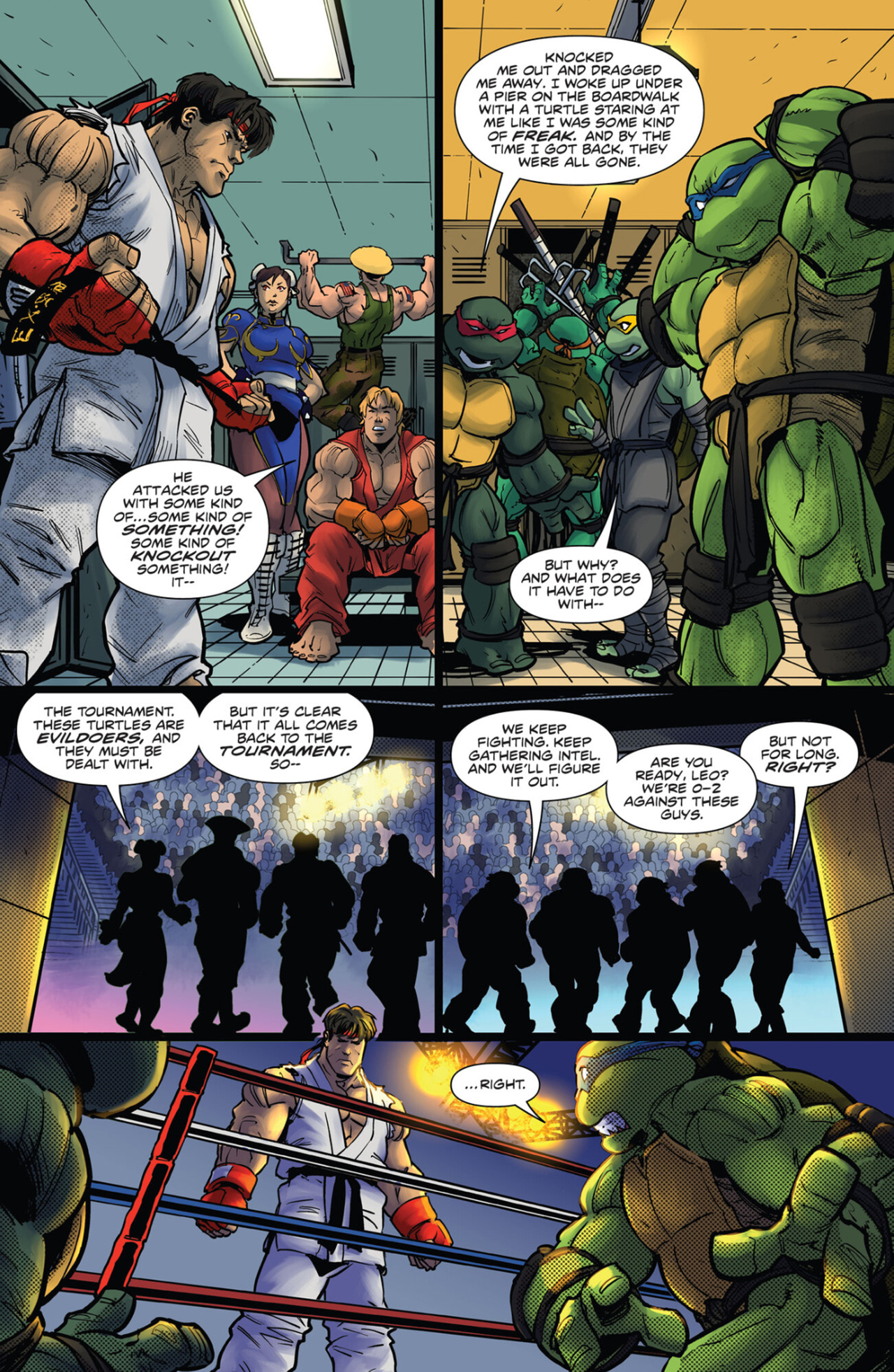 Read online Teenage Mutant Ninja Turtles vs. Street Fighter comic -  Issue #2 - 6