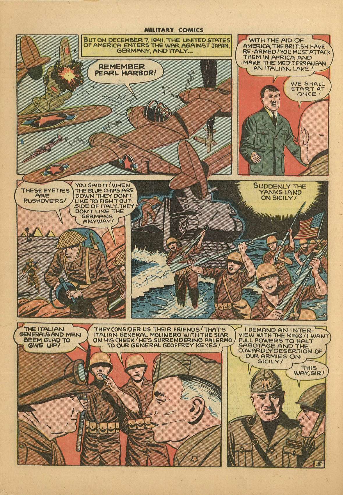 Read online Military Comics comic -  Issue #28 - 56