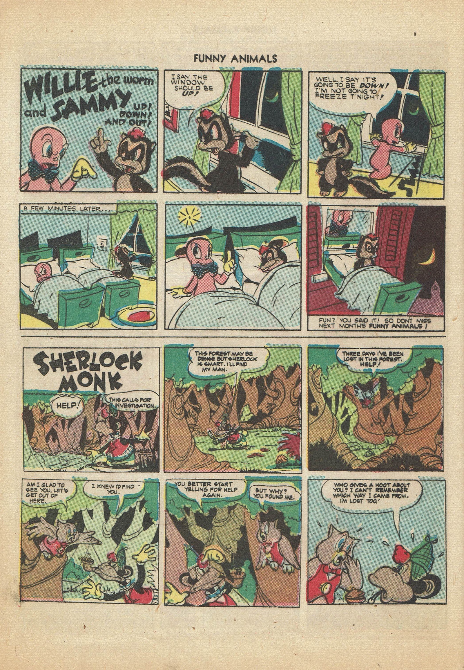 Read online Fawcett's Funny Animals comic -  Issue #25 - 32