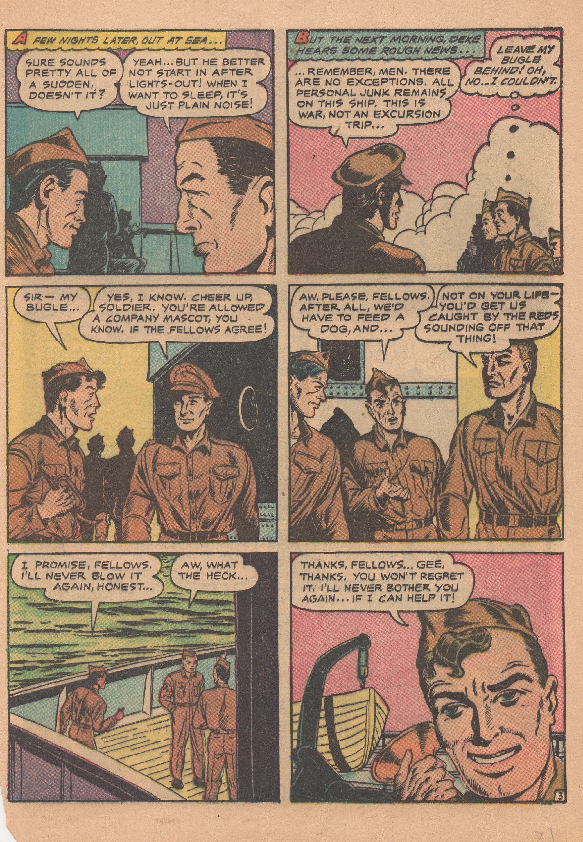 Read online Men in Action (1957) comic -  Issue #6 - 21