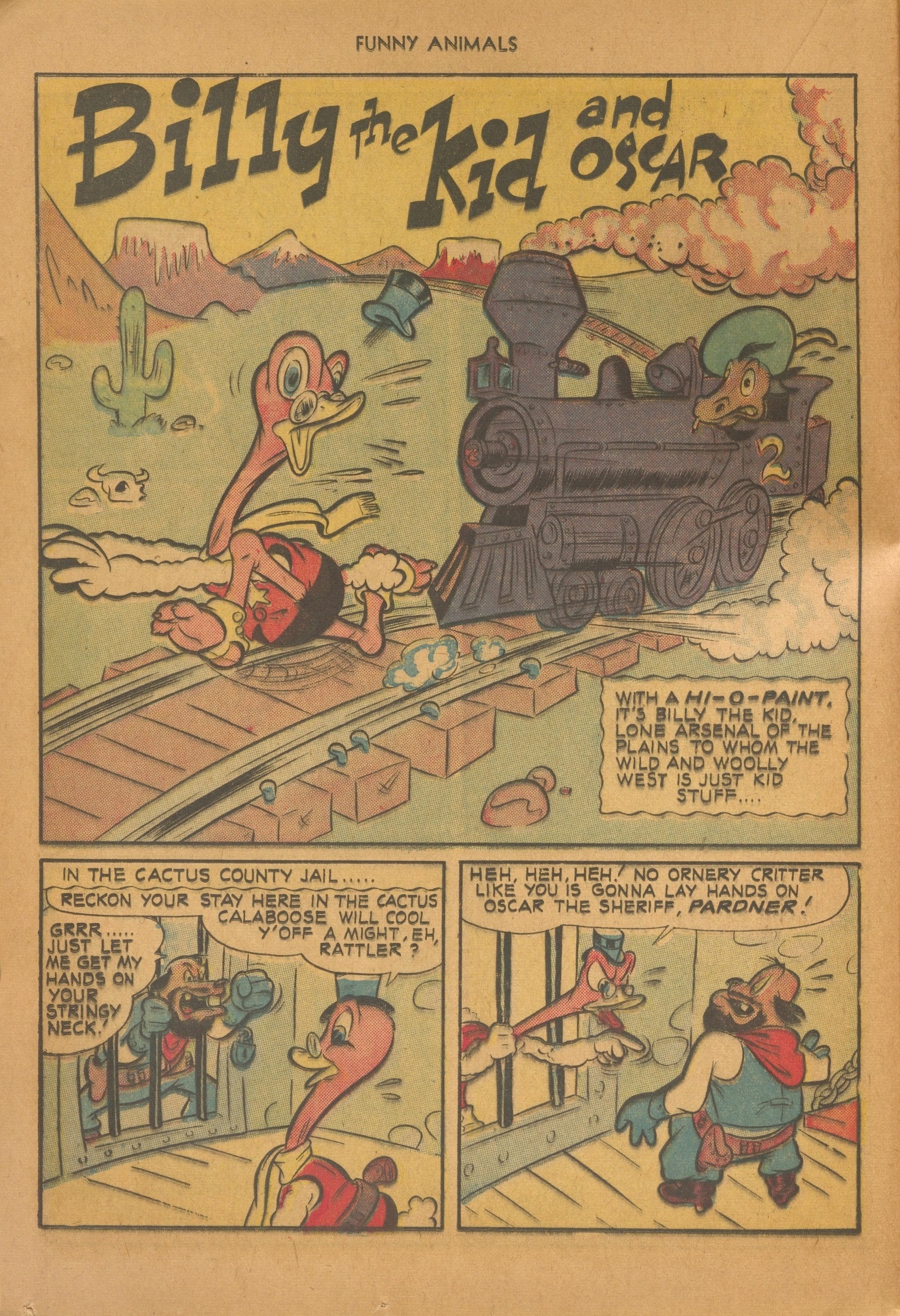 Read online Fawcett's Funny Animals comic -  Issue #12 - 44