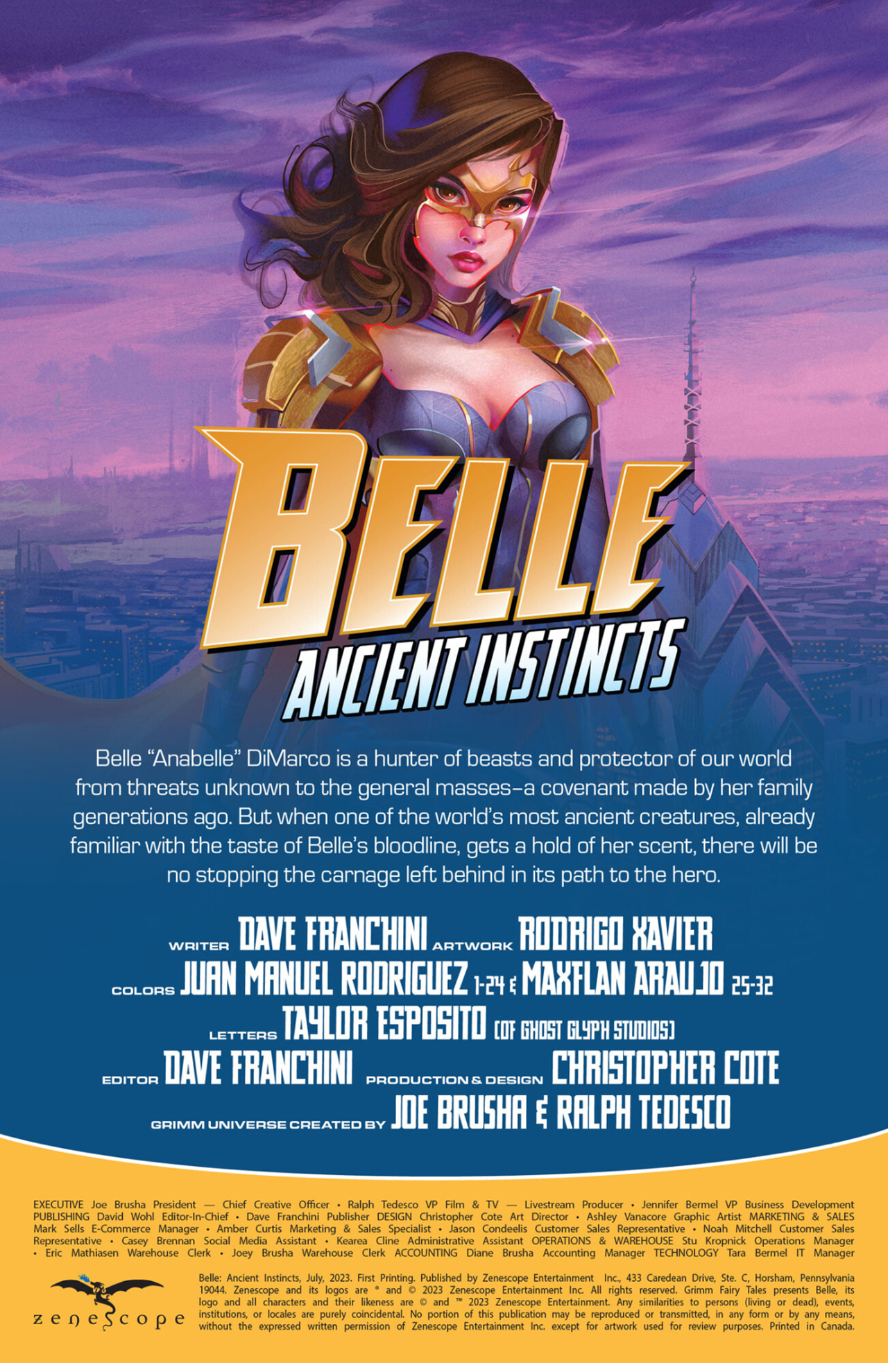Read online Belle: Ancient Instincts comic -  Issue # Full - 2