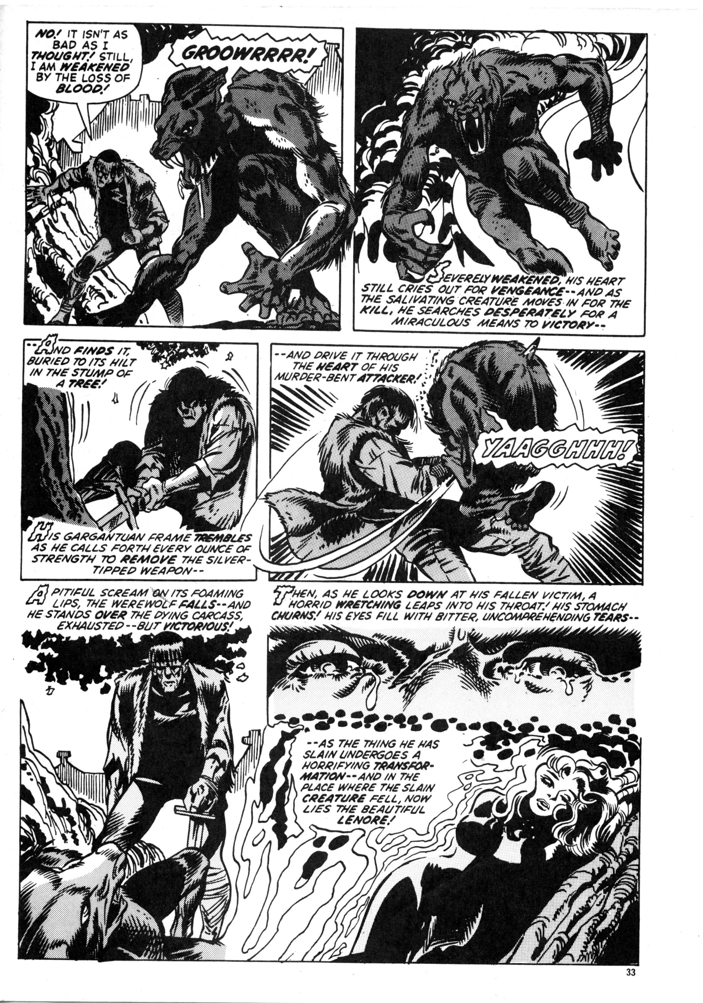 Read online Dracula Lives (1974) comic -  Issue #10 - 33
