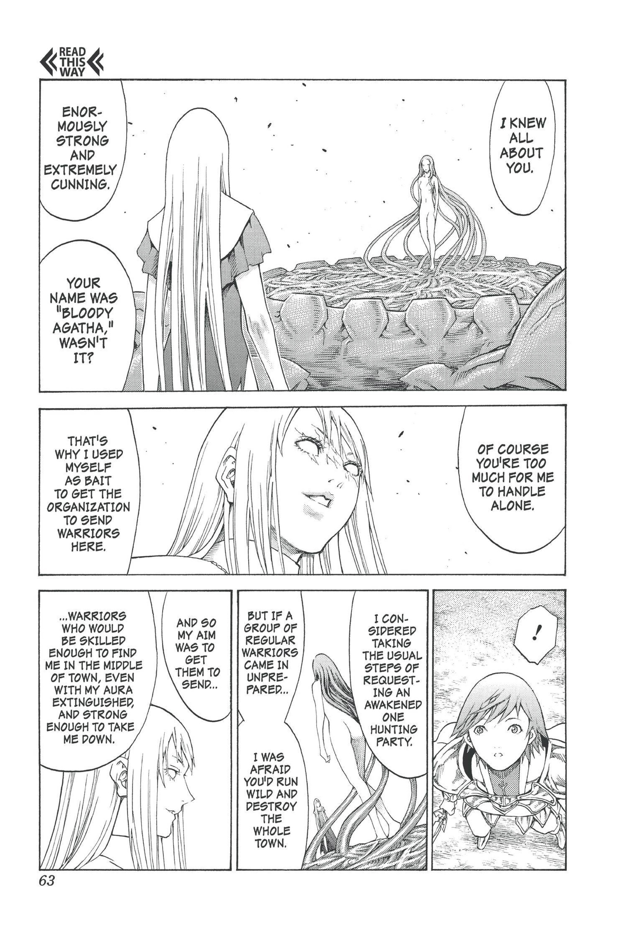 Read online Claymore comic -  Issue #14 - 58