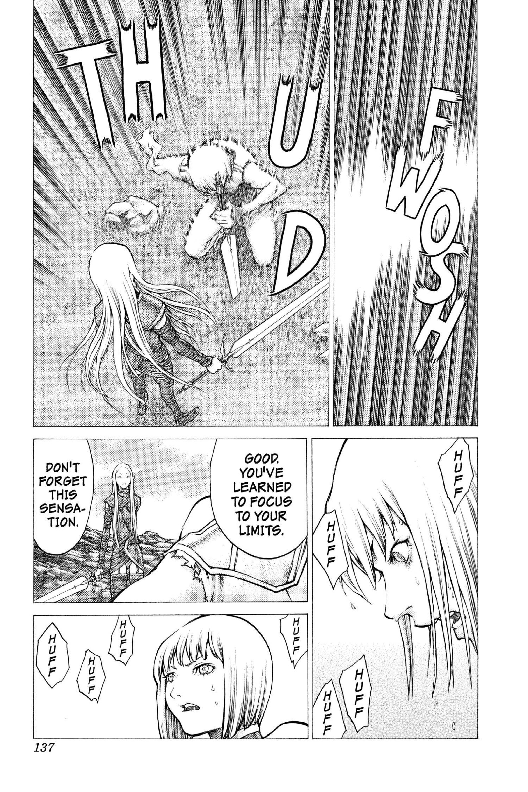 Read online Claymore comic -  Issue #7 - 128