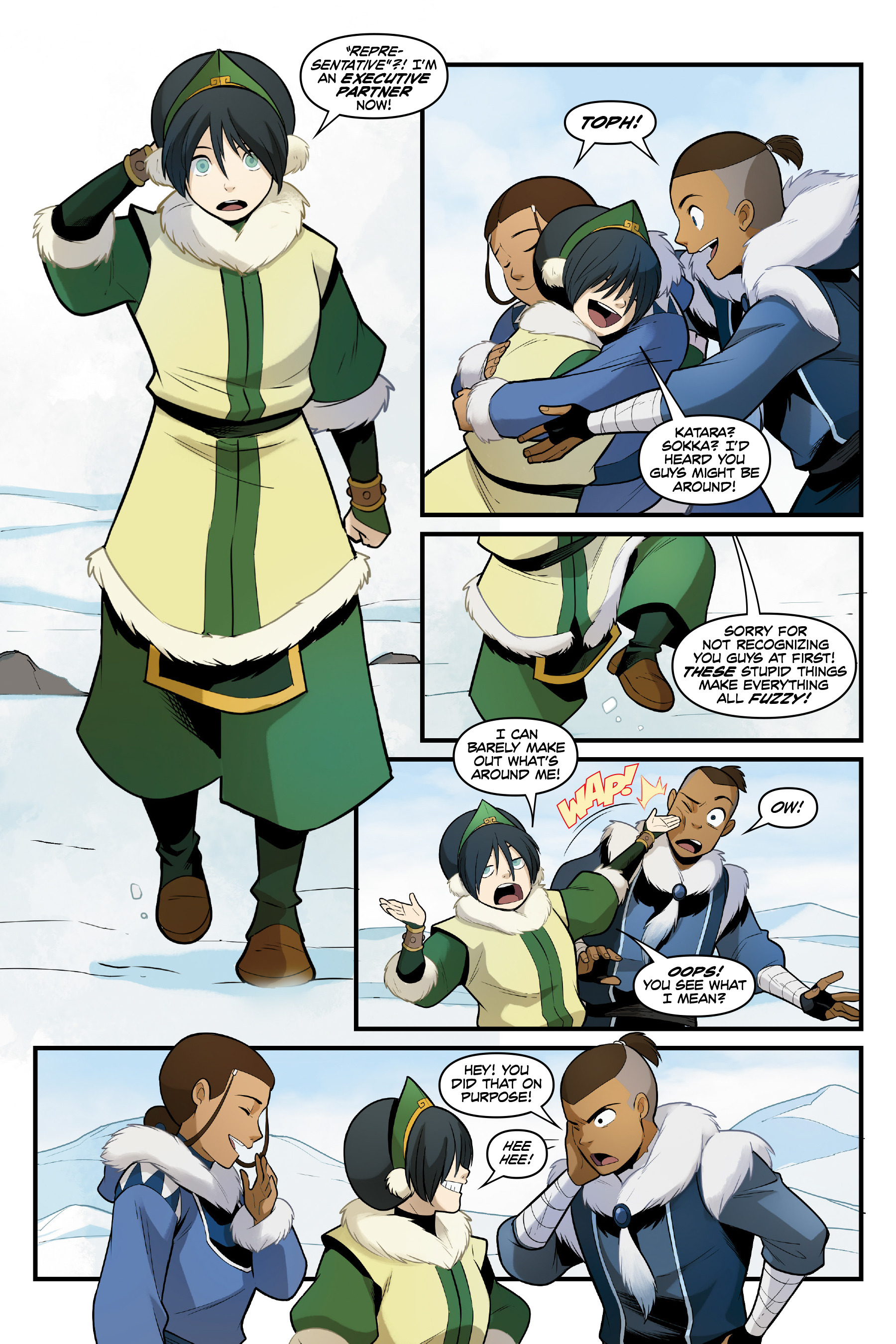 Read online Nickelodeon Avatar: The Last Airbender - North and South comic -  Issue #2 - 16