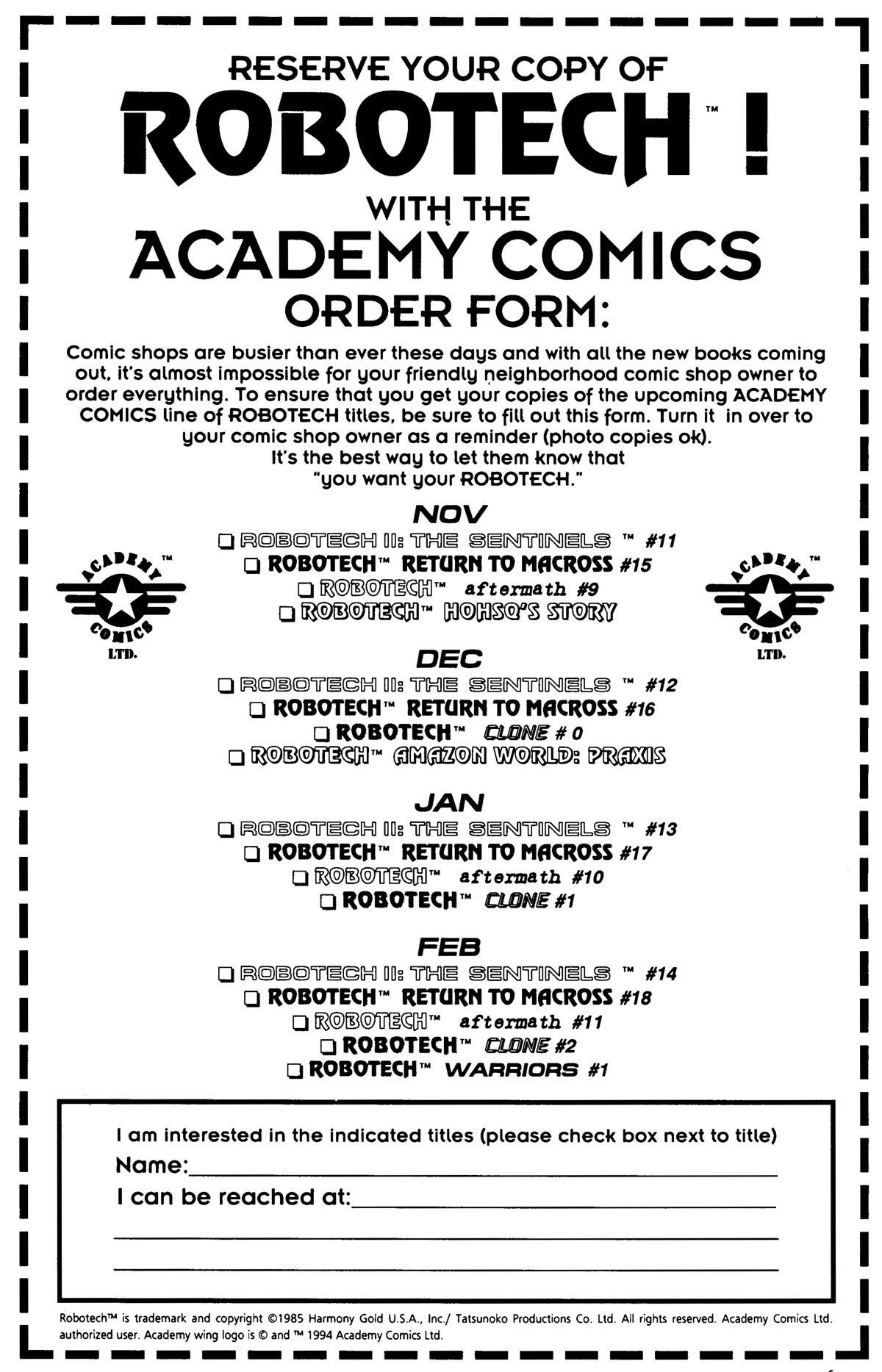 Read online Robotech: Amazon World- Escape from Praxis comic -  Issue # Full - 36
