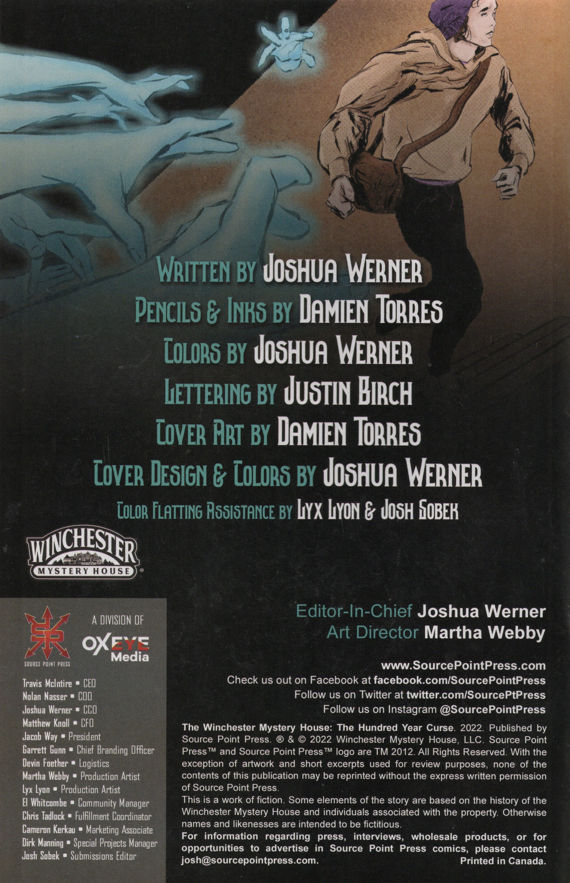 Read online Free Comic Book Day 2022 comic -  Issue # Source Point Press The Winchester Mystery House - 2