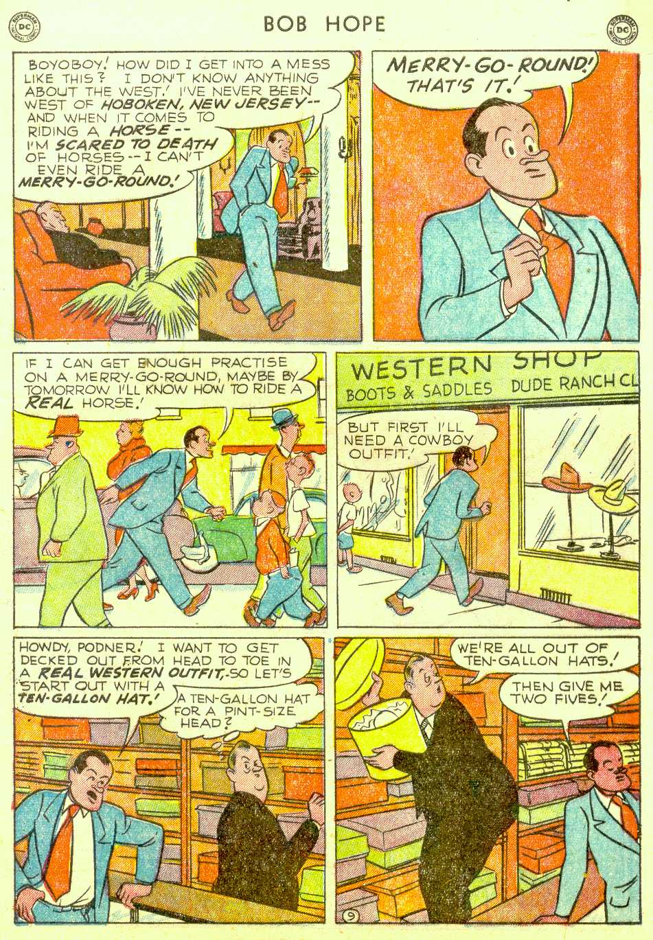 Read online The Adventures of Bob Hope comic -  Issue #6 - 13