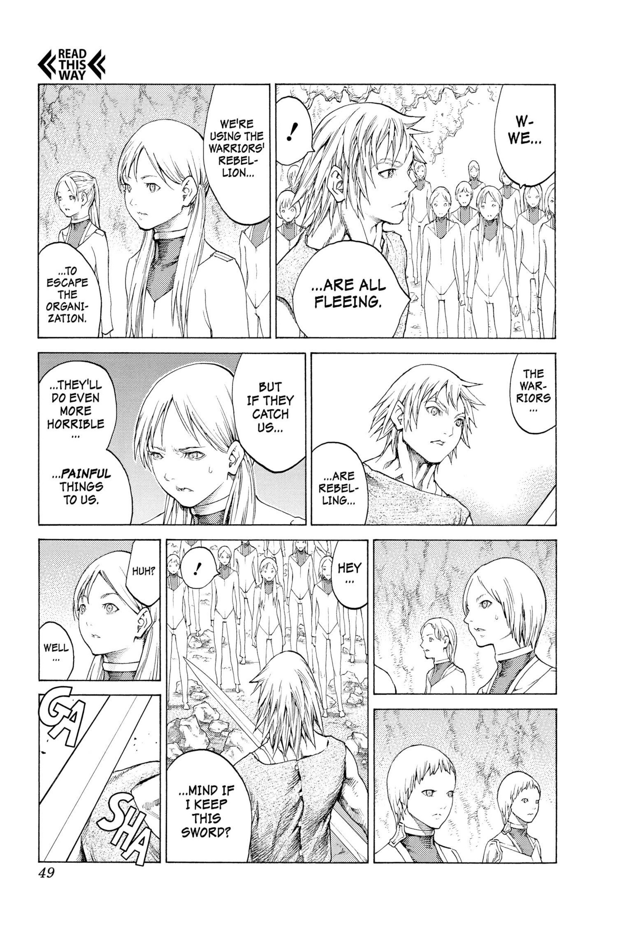 Read online Claymore comic -  Issue #21 - 44