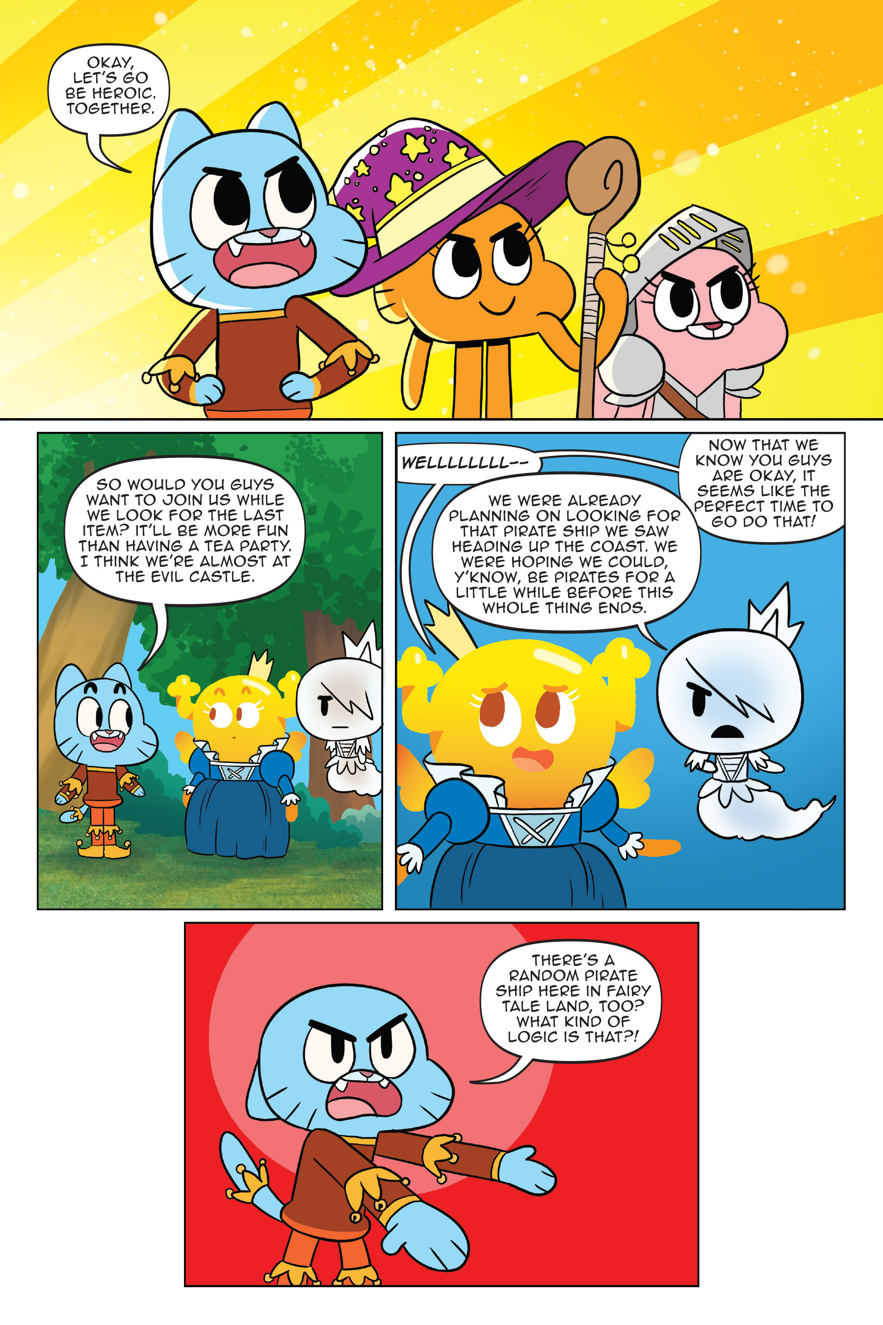 Read online The Amazing World of Gumball: Fairy Tale Trouble comic -  Issue # Full - 86