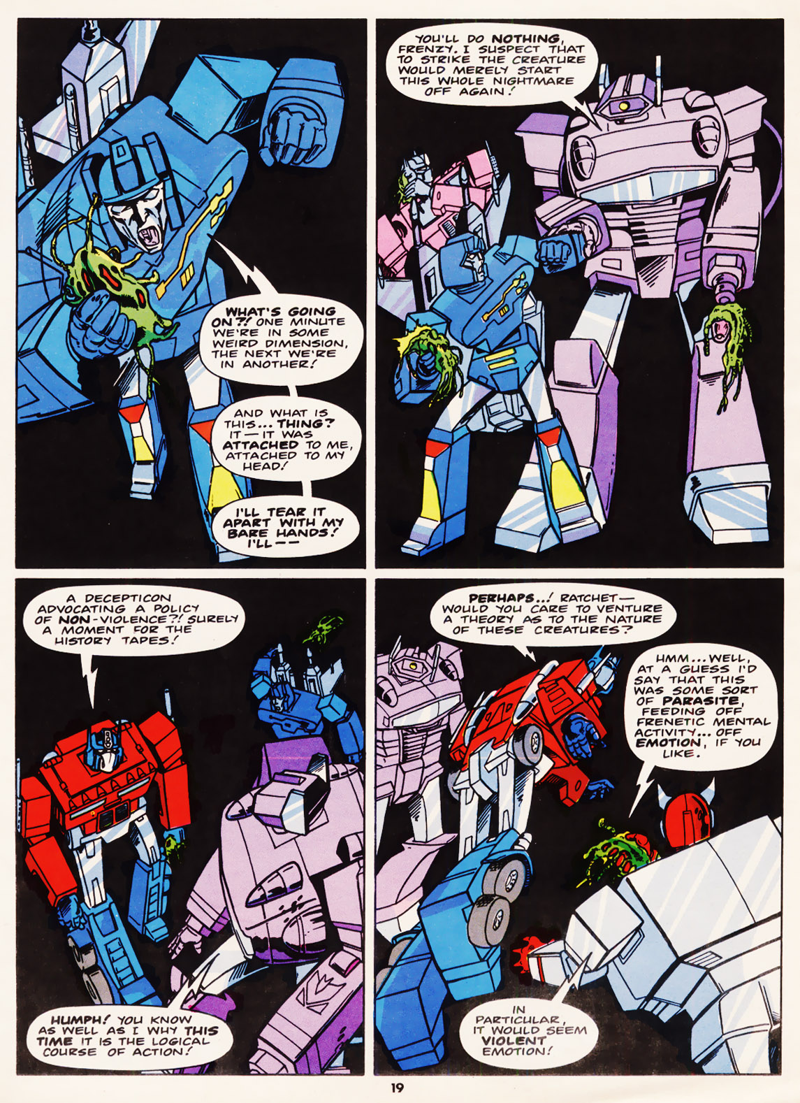 Read online The Transformers (UK) comic -  Issue #100 - 18