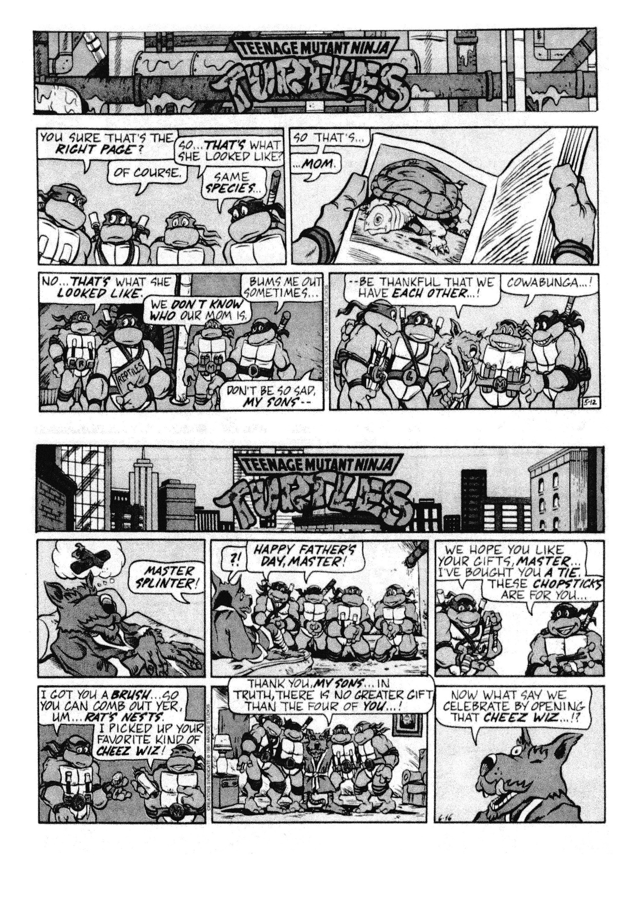 Read online Teenage Mutant Ninja Turtles: Complete Newspaper Daily Comic Strip Collection comic -  Issue # TPB 2 (Part 1) - 74