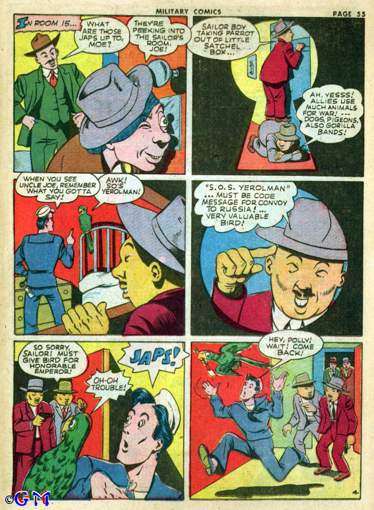 Read online Military Comics comic -  Issue #23 - 57