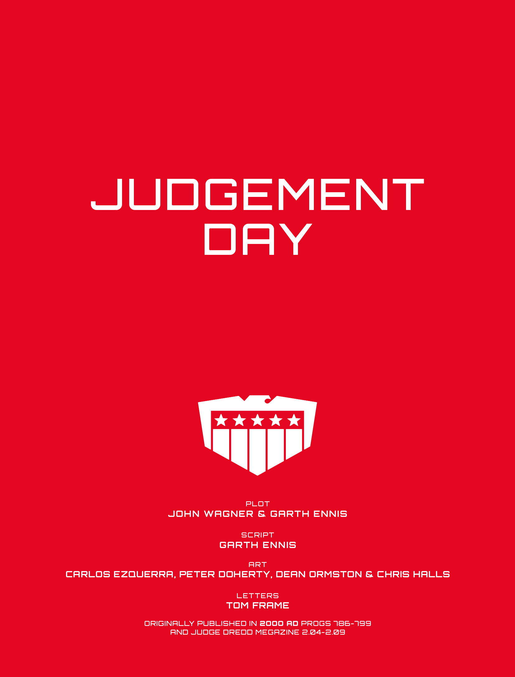 Read online Essential Judge Dredd: Judgement Day comic -  Issue # TPB - 4