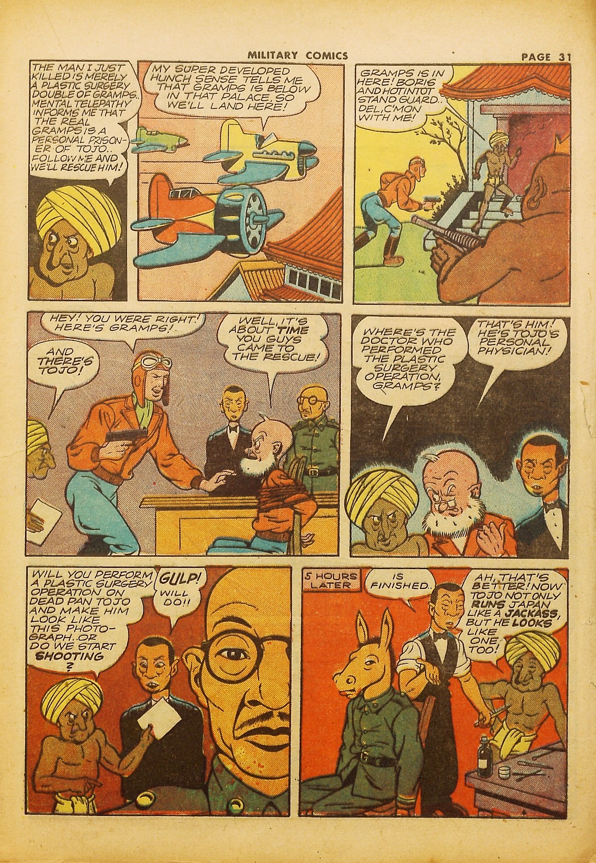 Read online Military Comics comic -  Issue #21 - 33