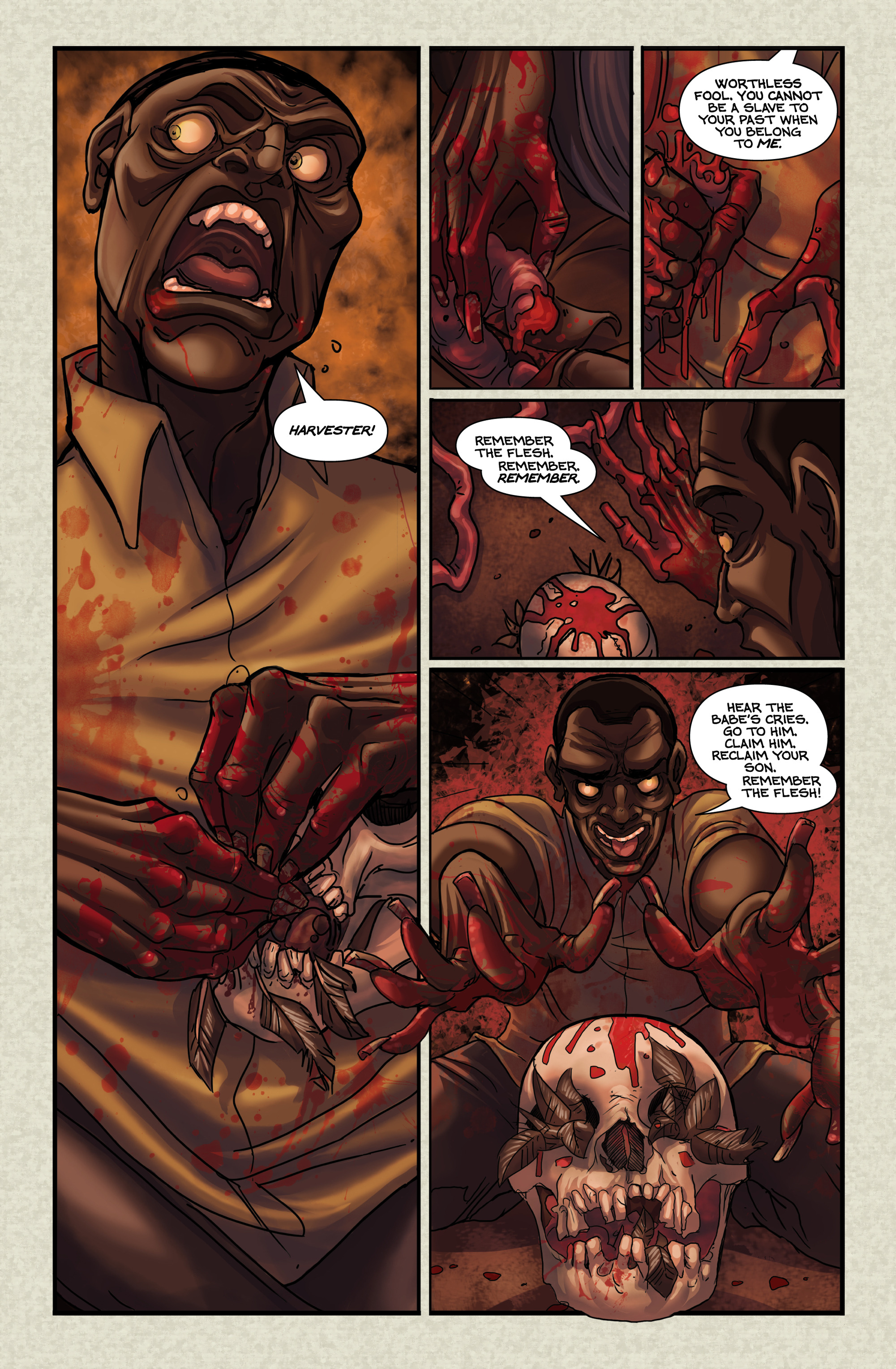 Read online Flesh of White comic -  Issue #4 - 11
