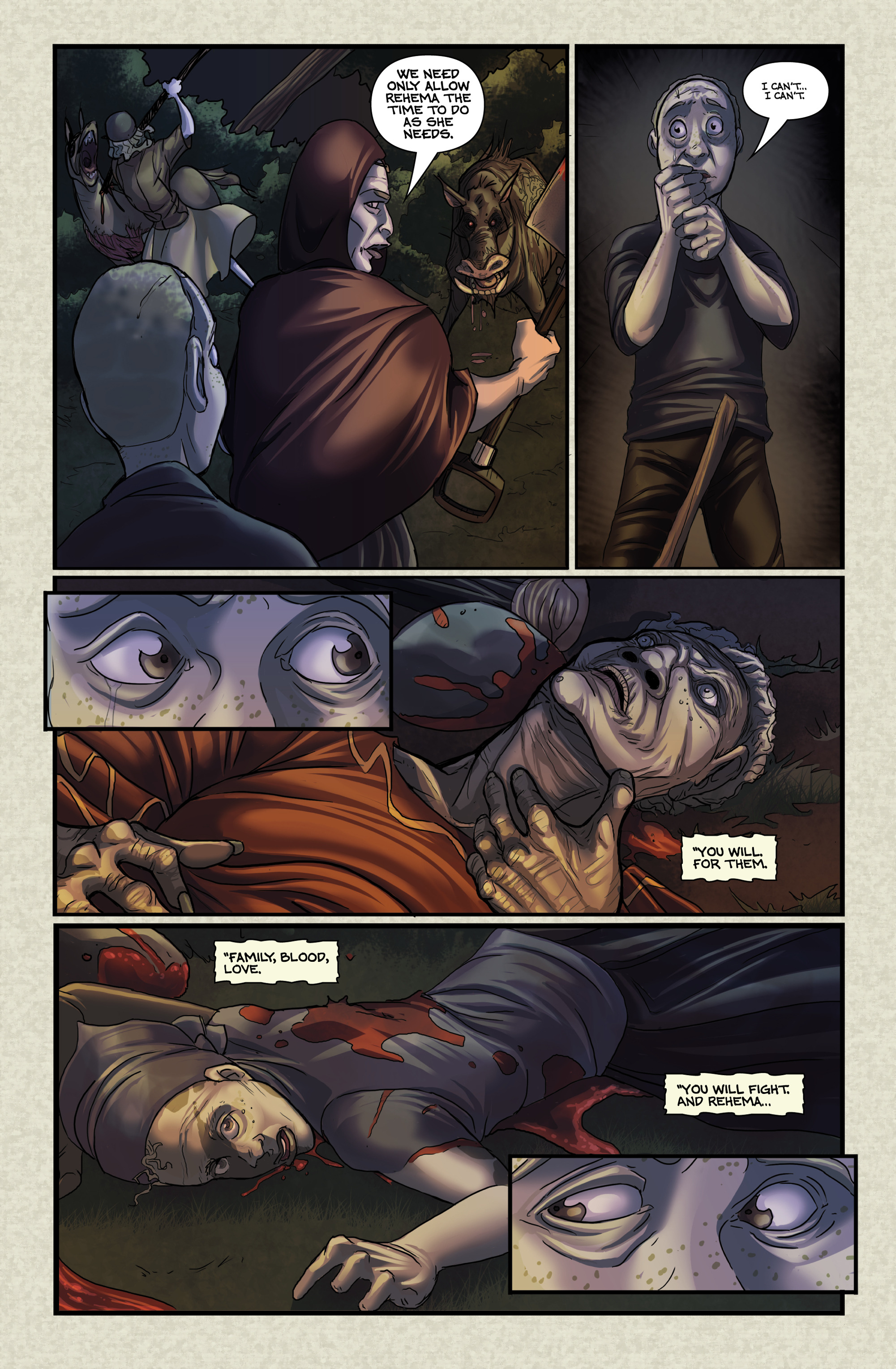 Read online Flesh of White comic -  Issue #4 - 5