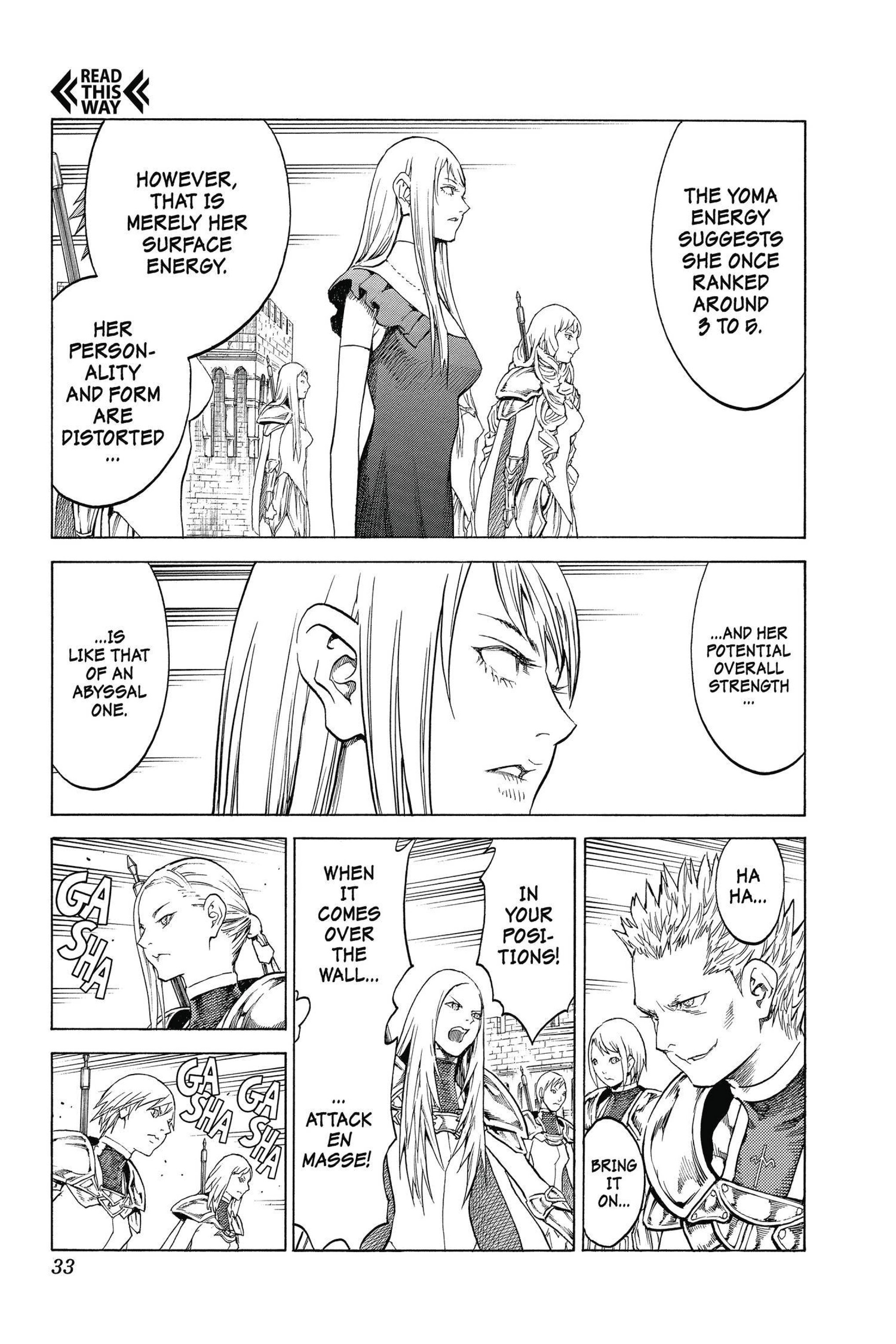 Read online Claymore comic -  Issue #25 - 31