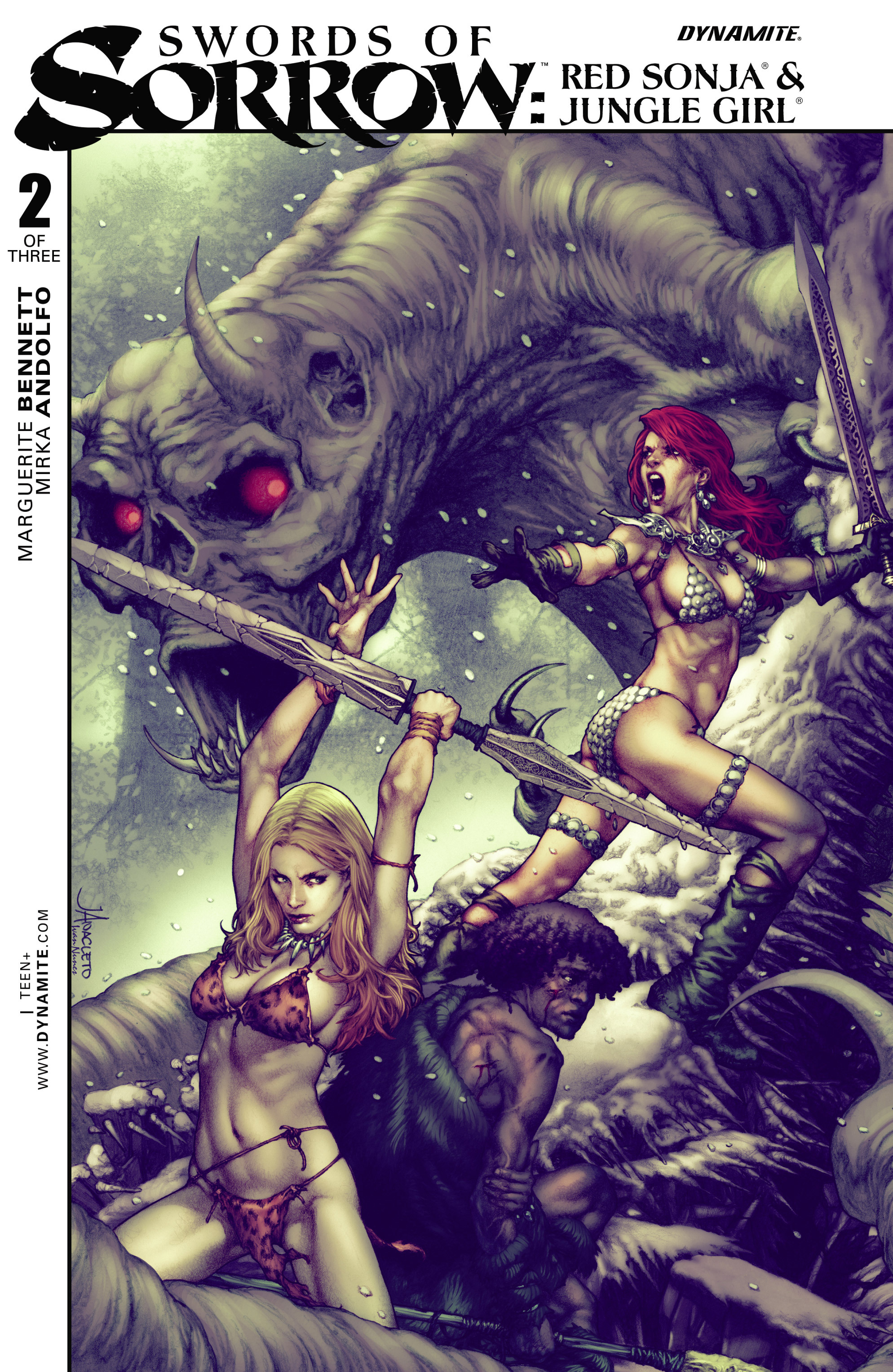 Read online Swords of Sorrow: Red Sonja & Jungle Girl comic -  Issue #2 - 1