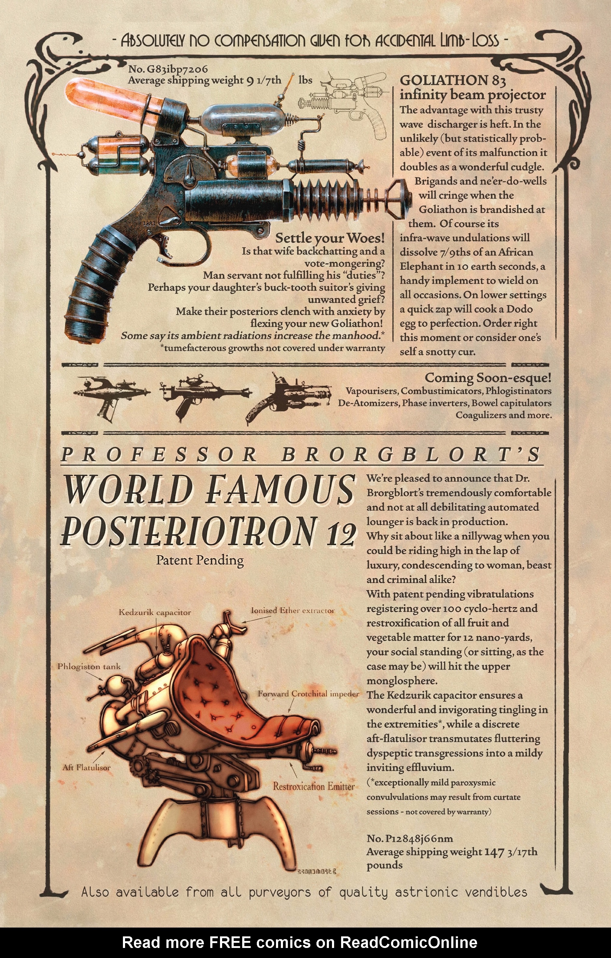 Read online Dr. Grordbort Onslaught comic -  Issue # TPB - 31