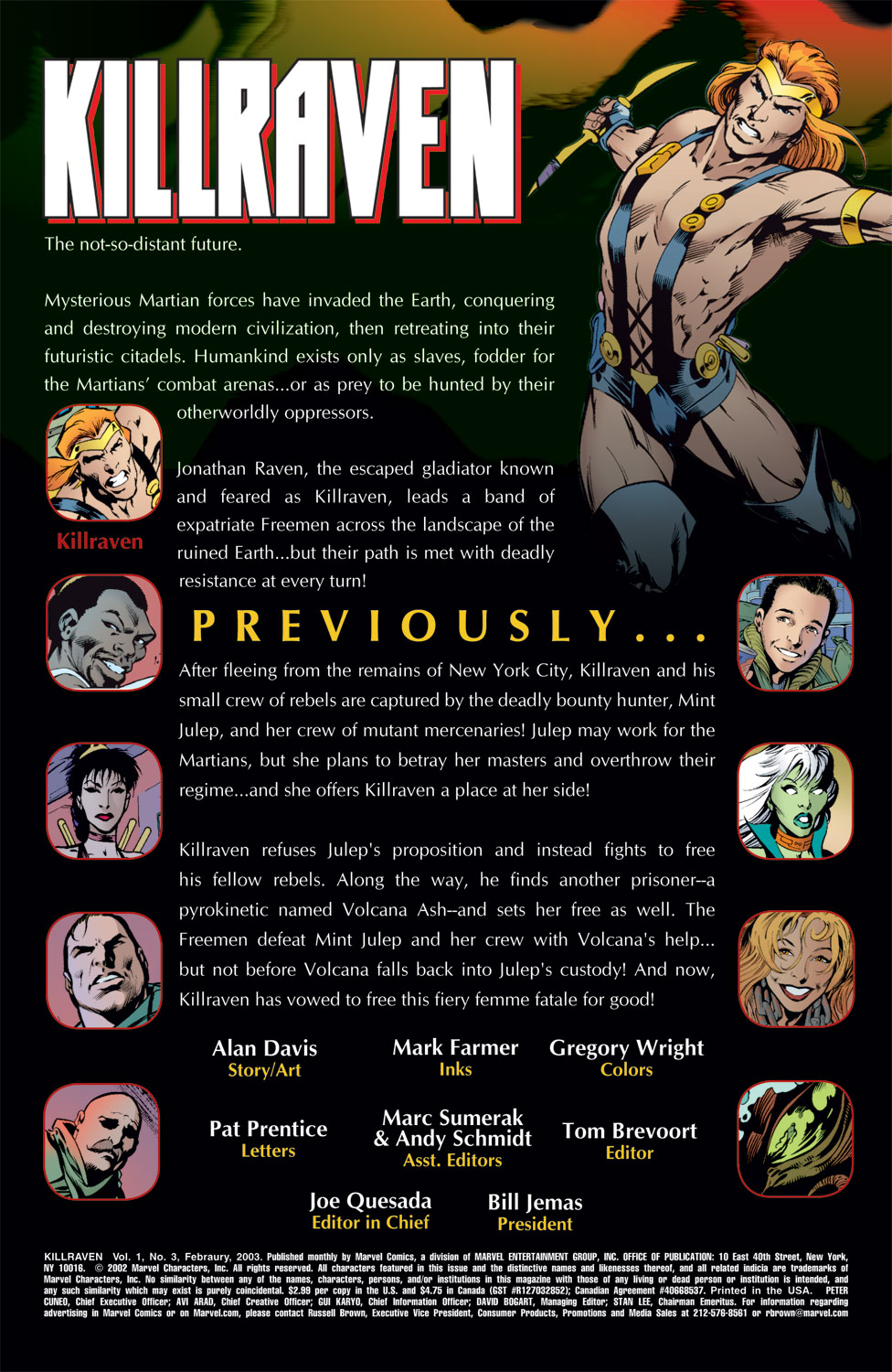 Read online Killraven (2002) comic -  Issue #3 - 2