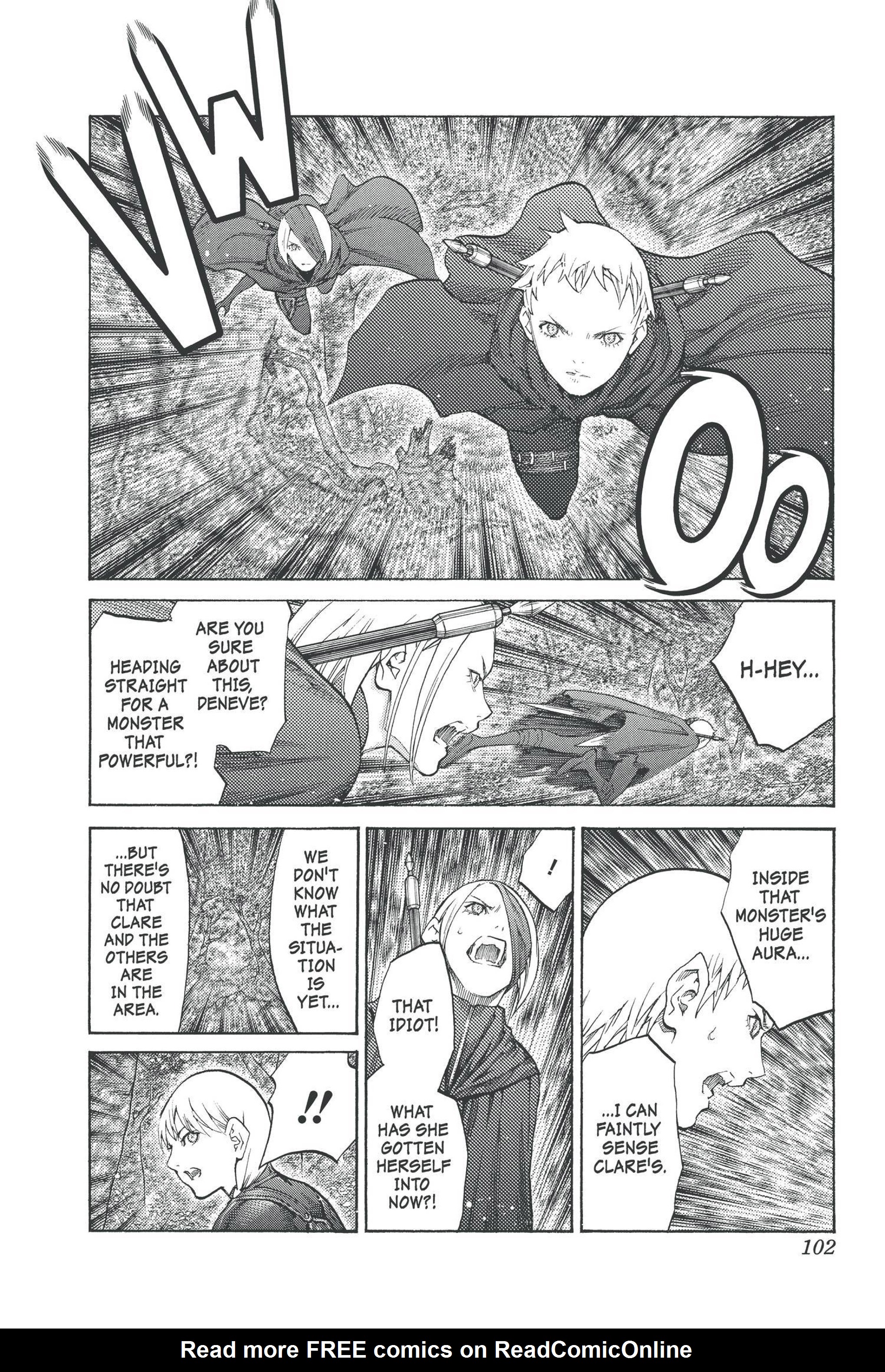 Read online Claymore comic -  Issue #17 - 94