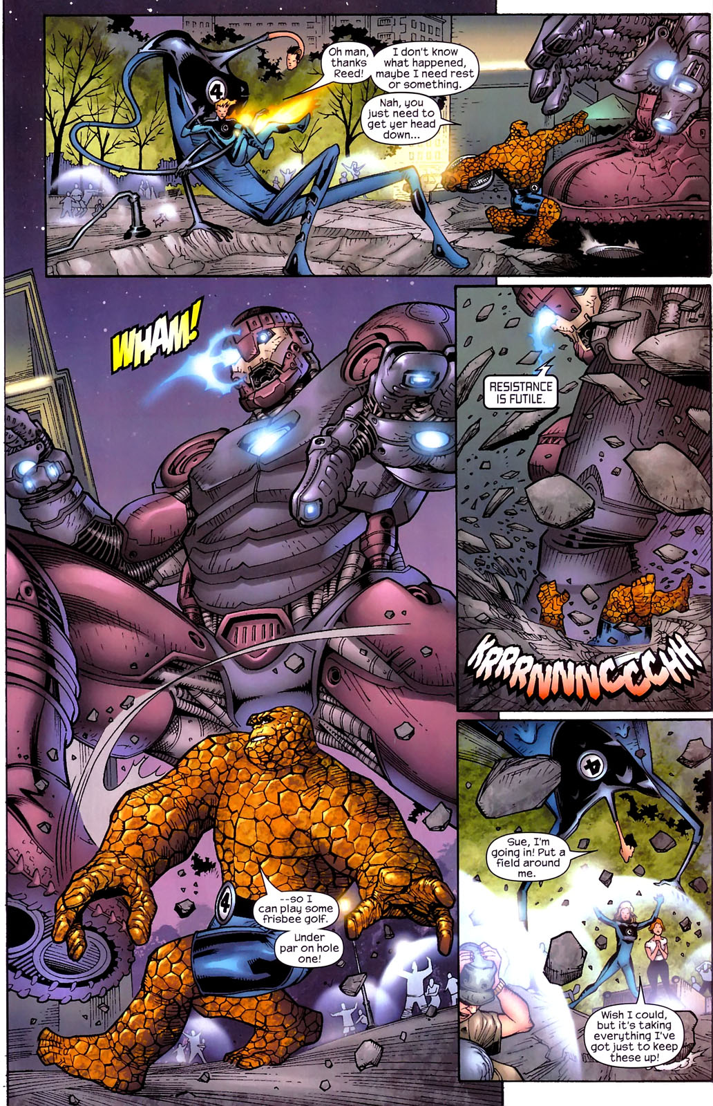 Read online Marvel Adventures Fantastic Four comic -  Issue #4 - 5