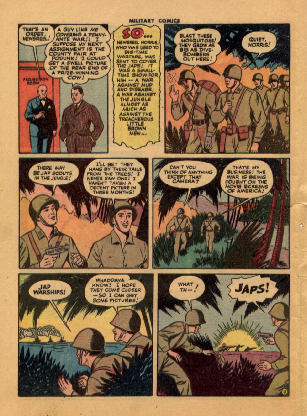 Read online Military Comics comic -  Issue #30 - 43