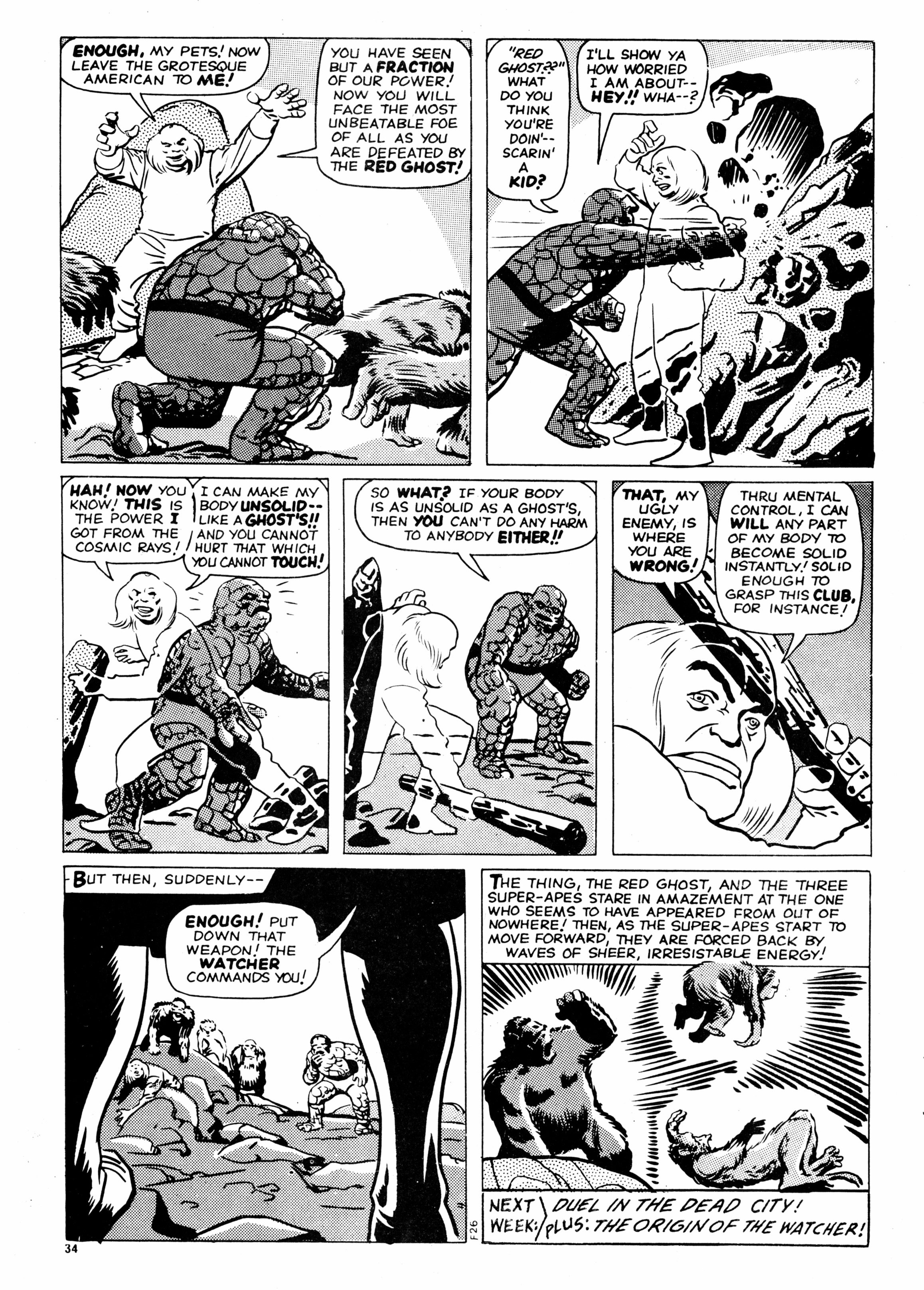 Read online Fantastic Four (1982) comic -  Issue #26 - 34