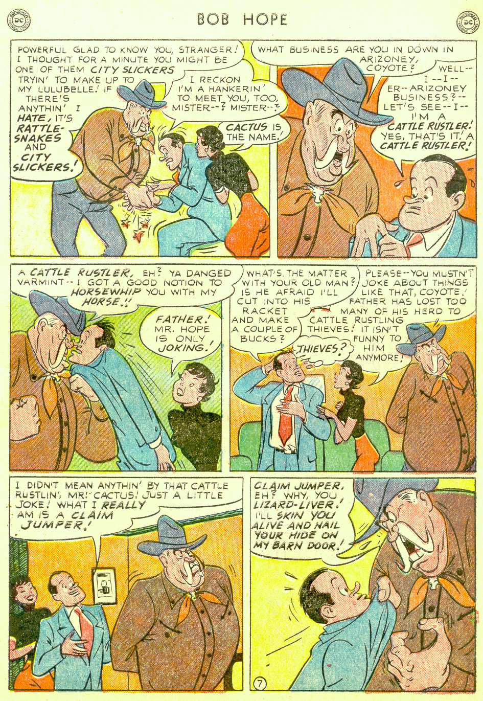 Read online The Adventures of Bob Hope comic -  Issue #6 - 9