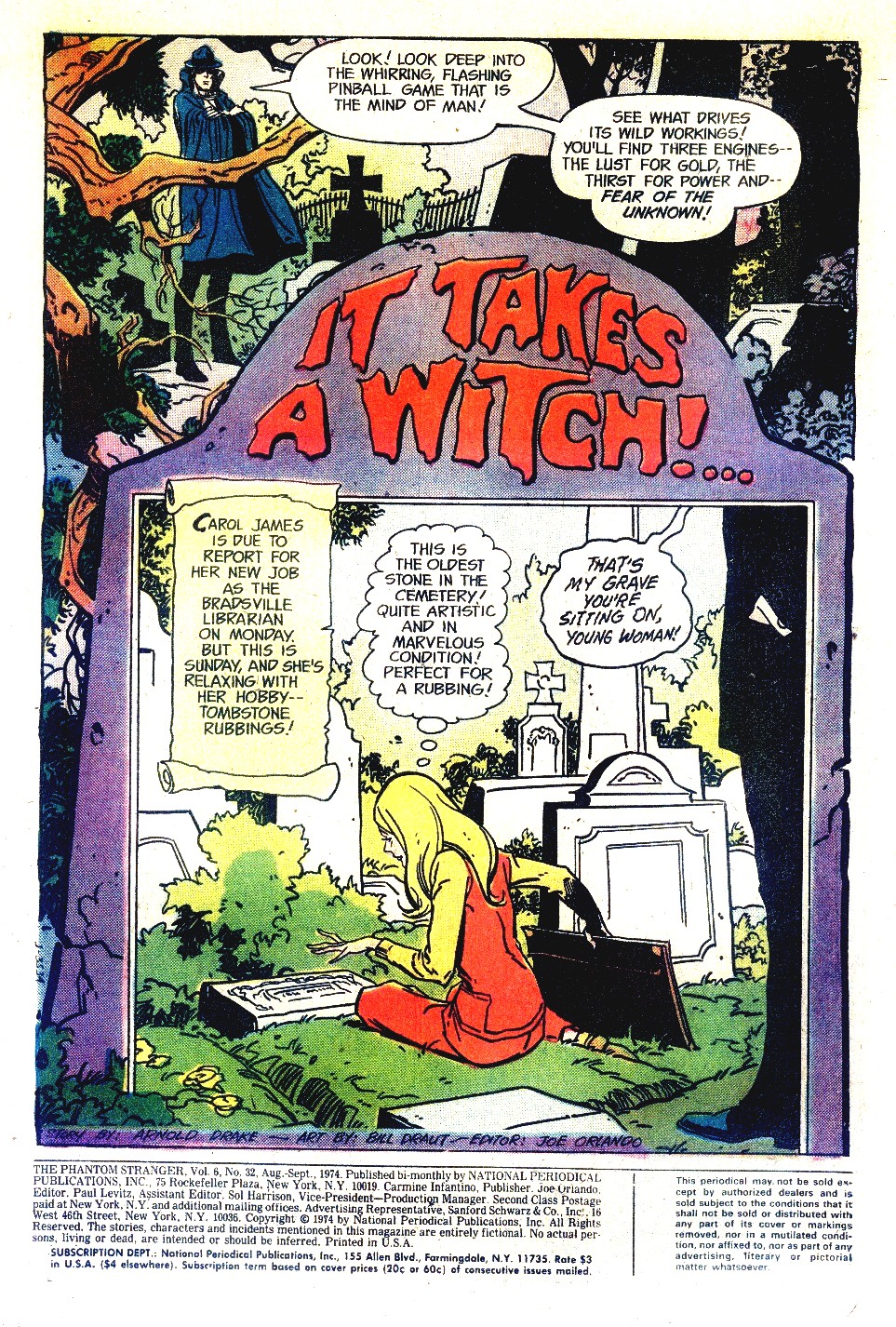 Read online The Phantom Stranger (1969) comic -  Issue #32 - 4