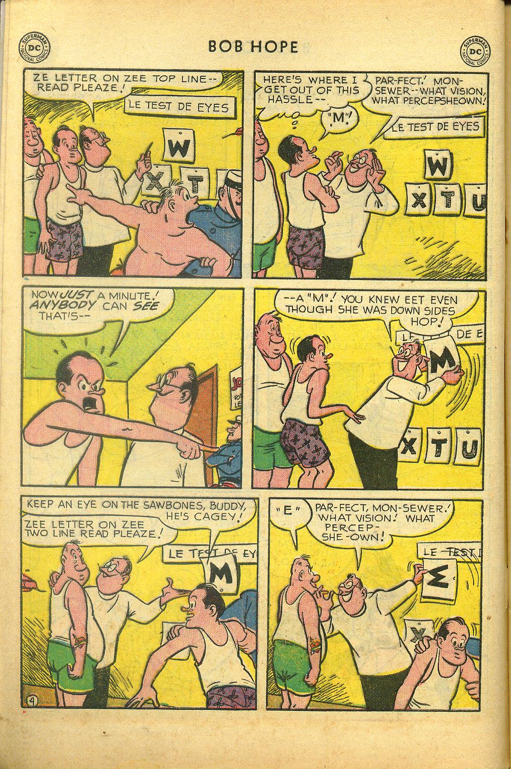 Read online The Adventures of Bob Hope comic -  Issue #10 - 6