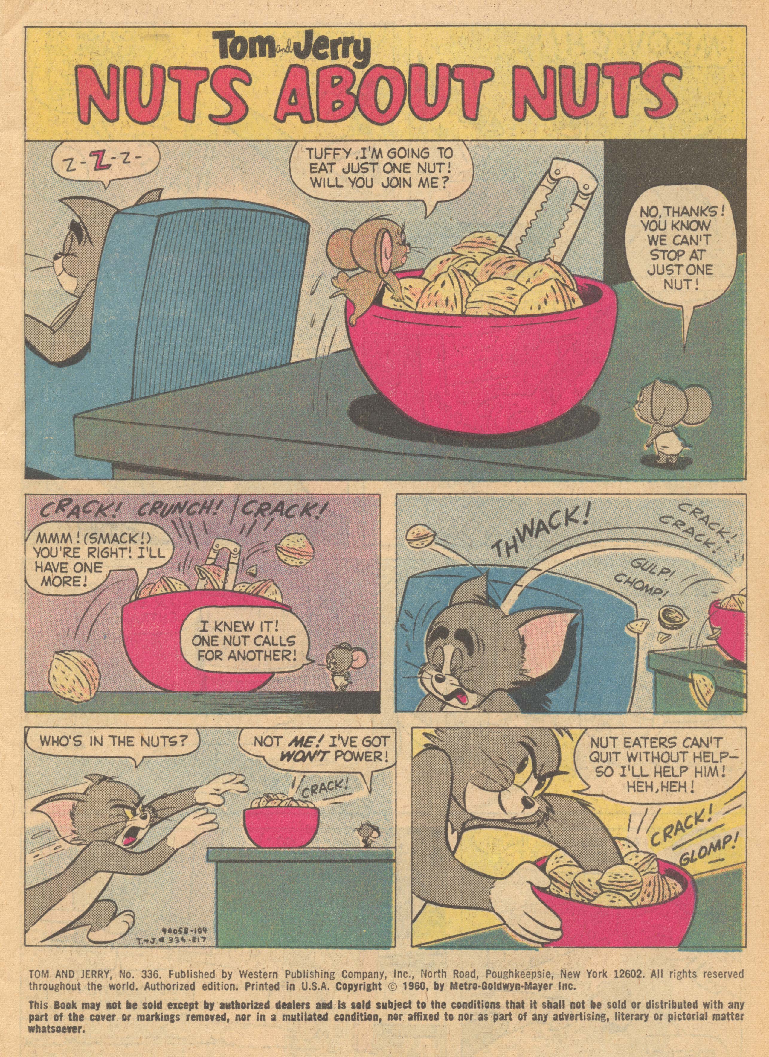 Read online Tom and Jerry comic -  Issue #336 - 3