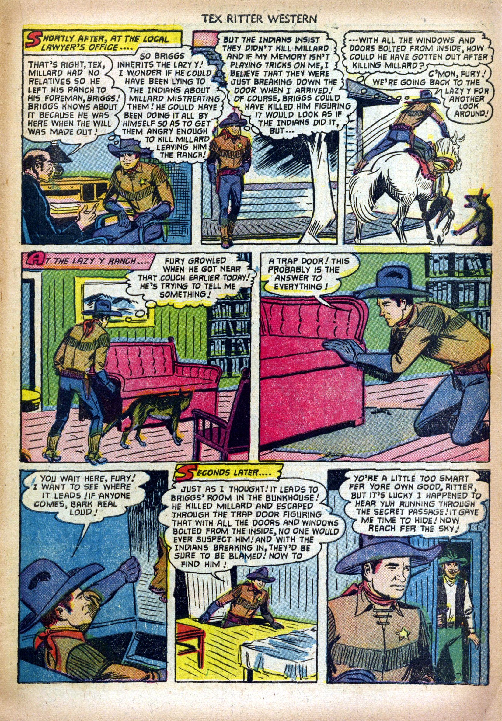 Read online Tex Ritter Western comic -  Issue #13 - 23