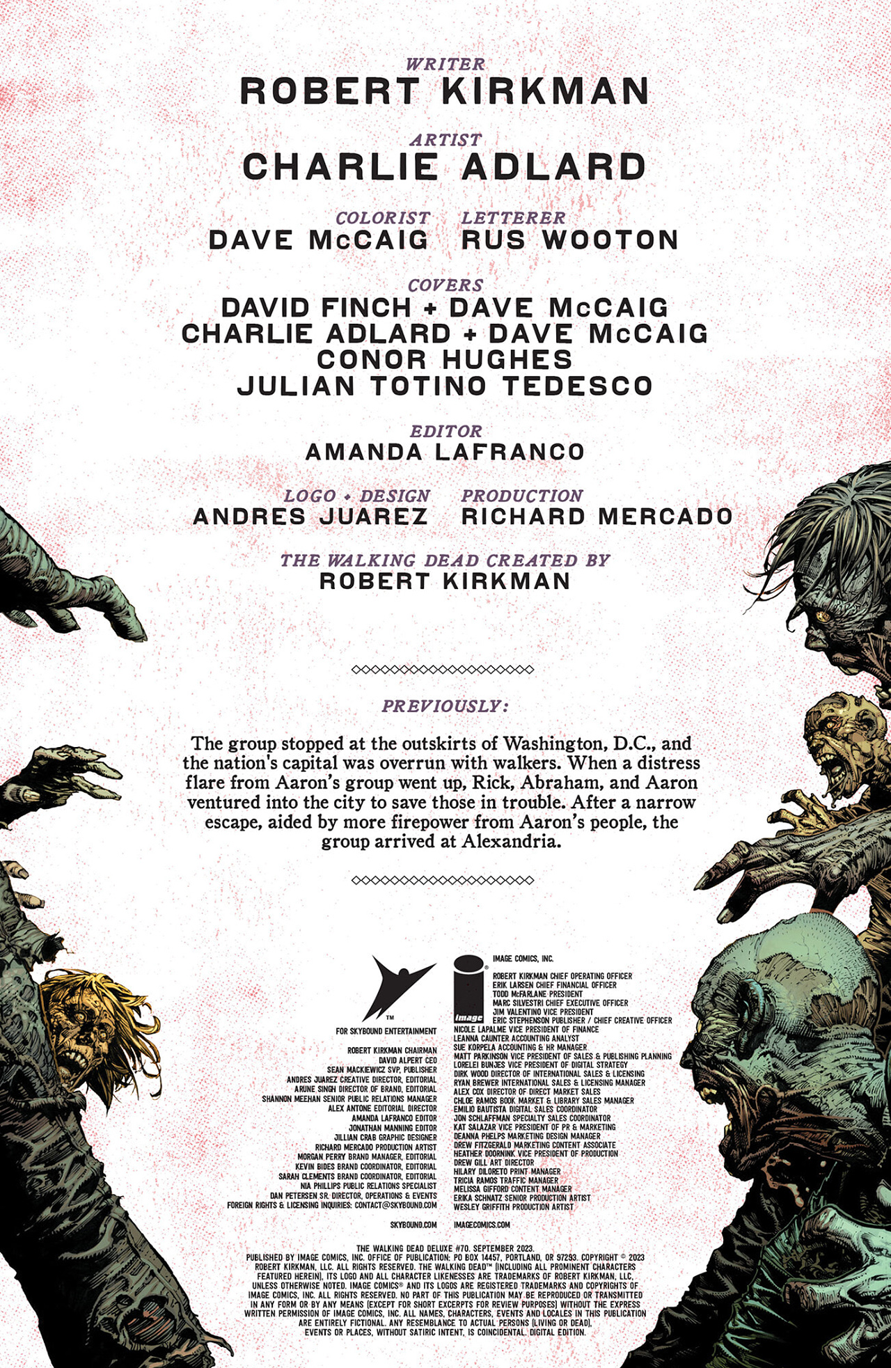 Read online The Walking Dead Deluxe comic -  Issue #70 - 2