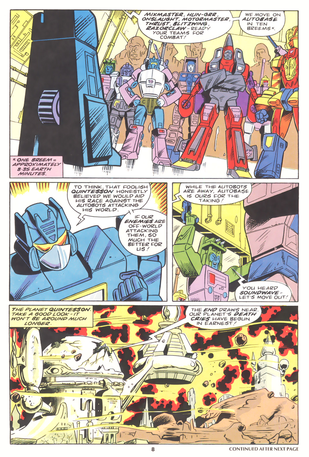 Read online The Transformers (UK) comic -  Issue #184 - 8