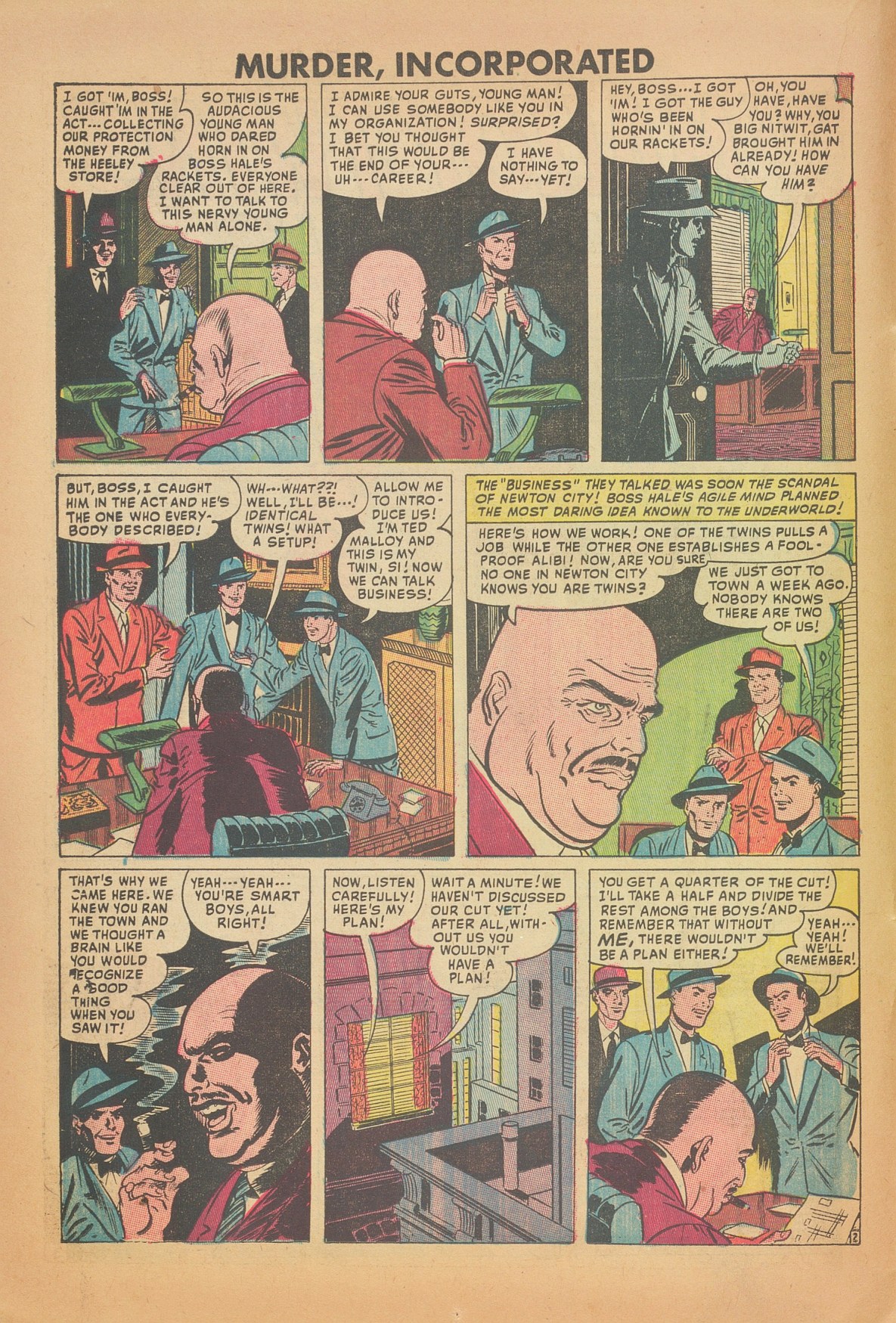 Read online Murder Incorporated (1950) comic -  Issue #2 - 14
