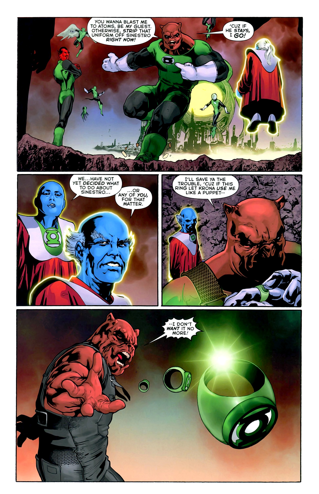 Read online War of the Green Lanterns: Aftermath (2011) comic -  Issue #1 - 12