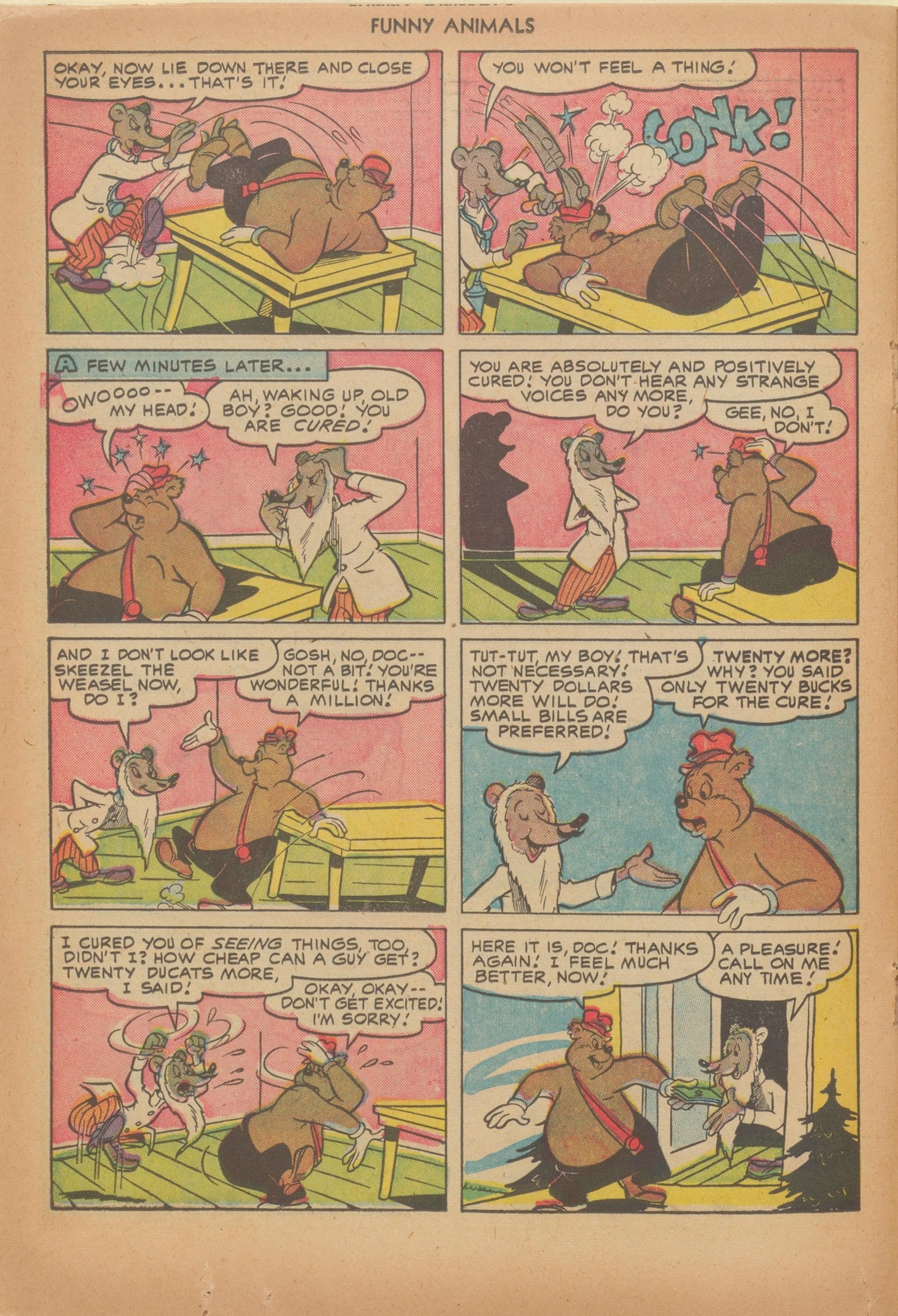 Read online Fawcett's Funny Animals comic -  Issue #76 - 22