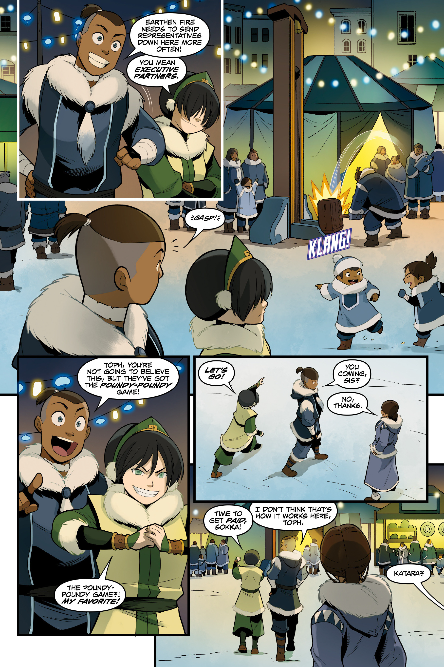 Read online Nickelodeon Avatar: The Last Airbender - North and South comic -  Issue #2 - 19