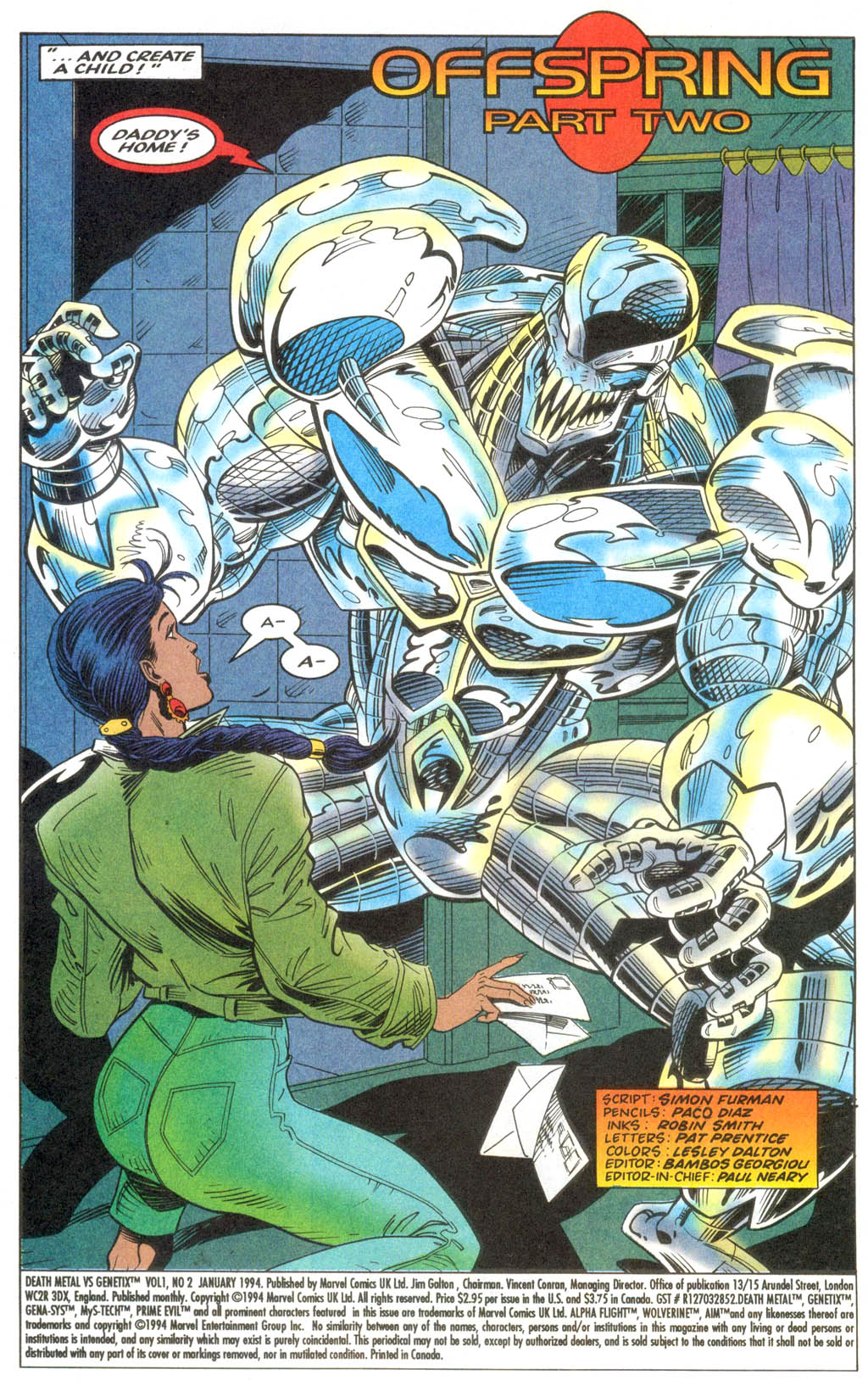 Read online Death Metal vs. Genetix comic -  Issue #2 - 3