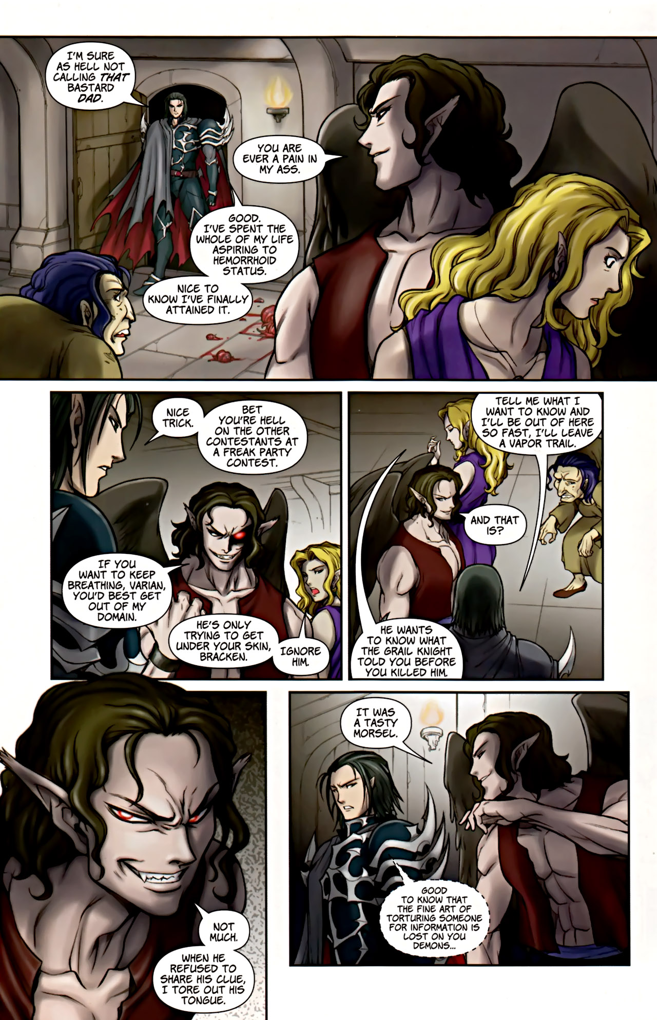 Read online Lords of Avalon: Knight of Darkness comic -  Issue #1 - 20