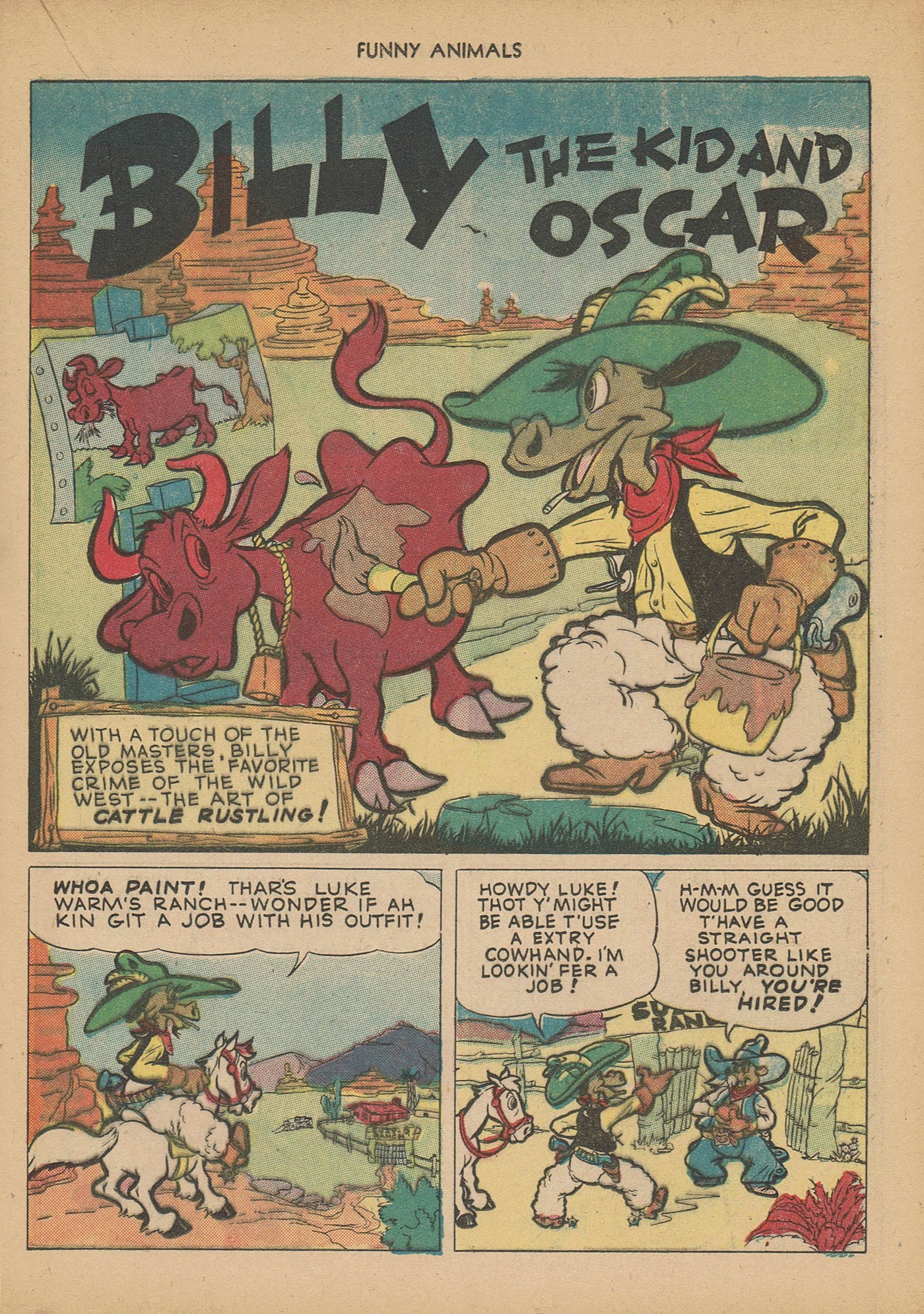 Read online Fawcett's Funny Animals comic -  Issue #14 - 31