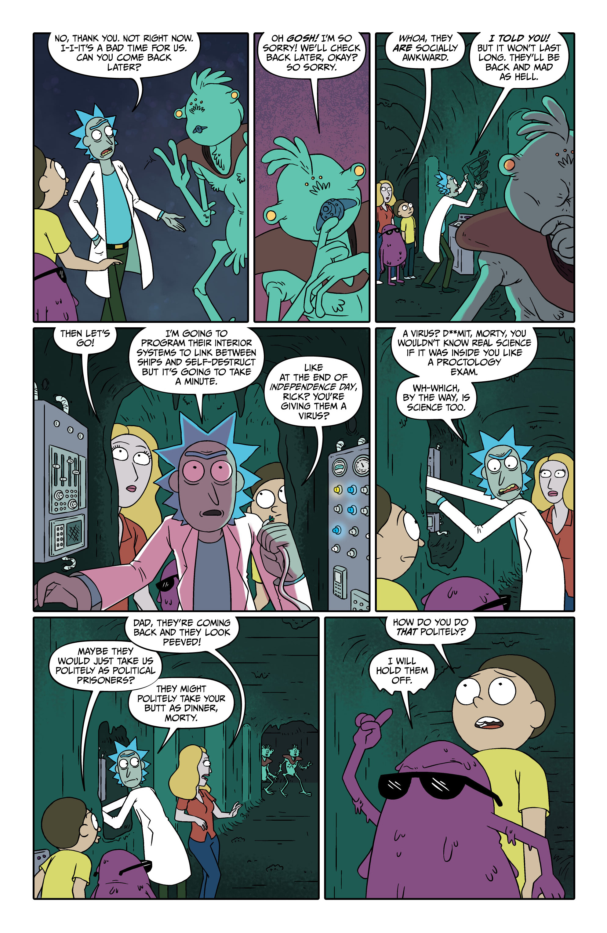 Read online Rick and Morty: Annihilation Tour comic -  Issue # TPB - 87