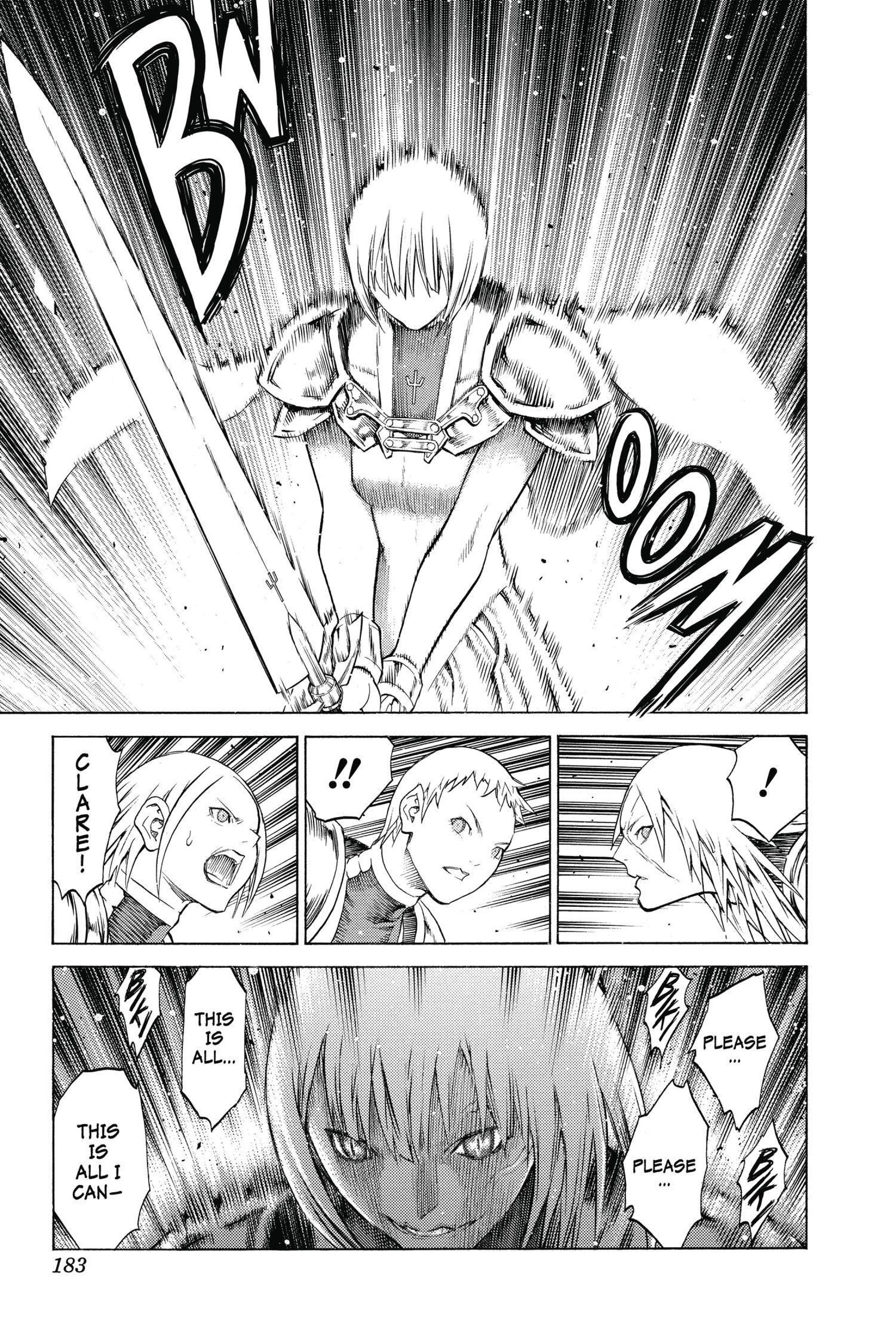Read online Claymore comic -  Issue #26 - 161